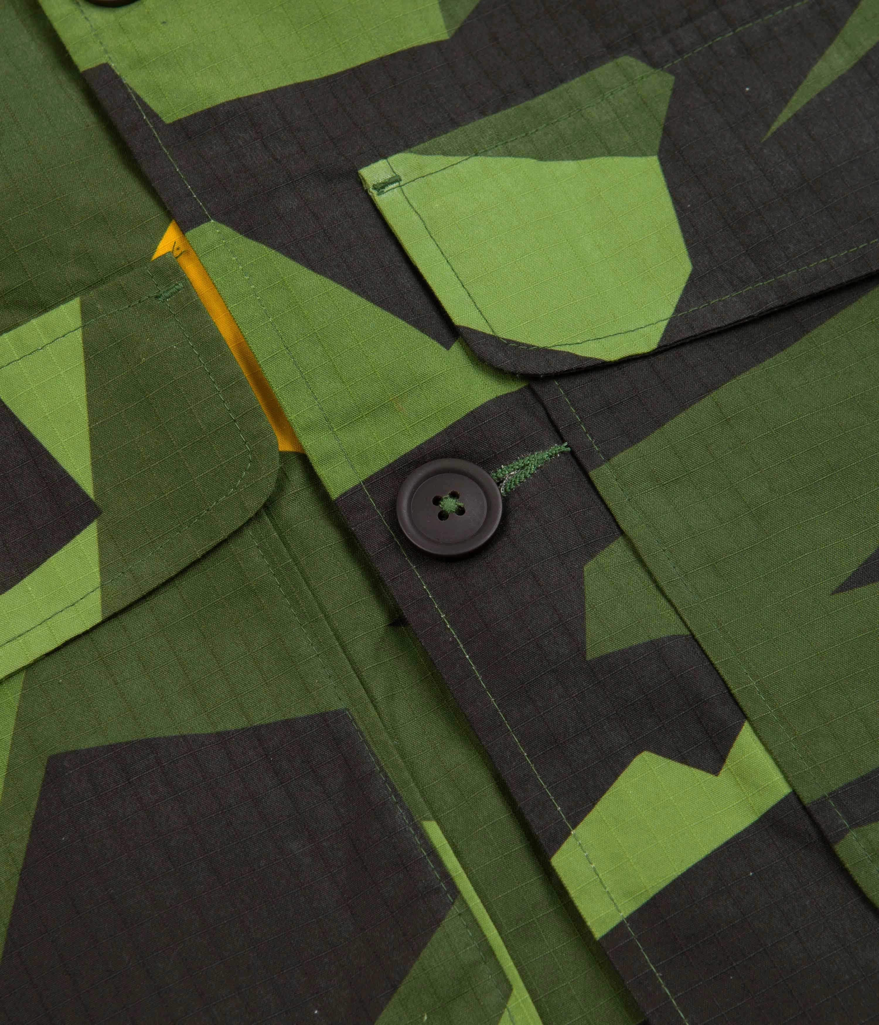 Fitness Multi Pocket Configuration Universal Works Good Will Jacket - Olive