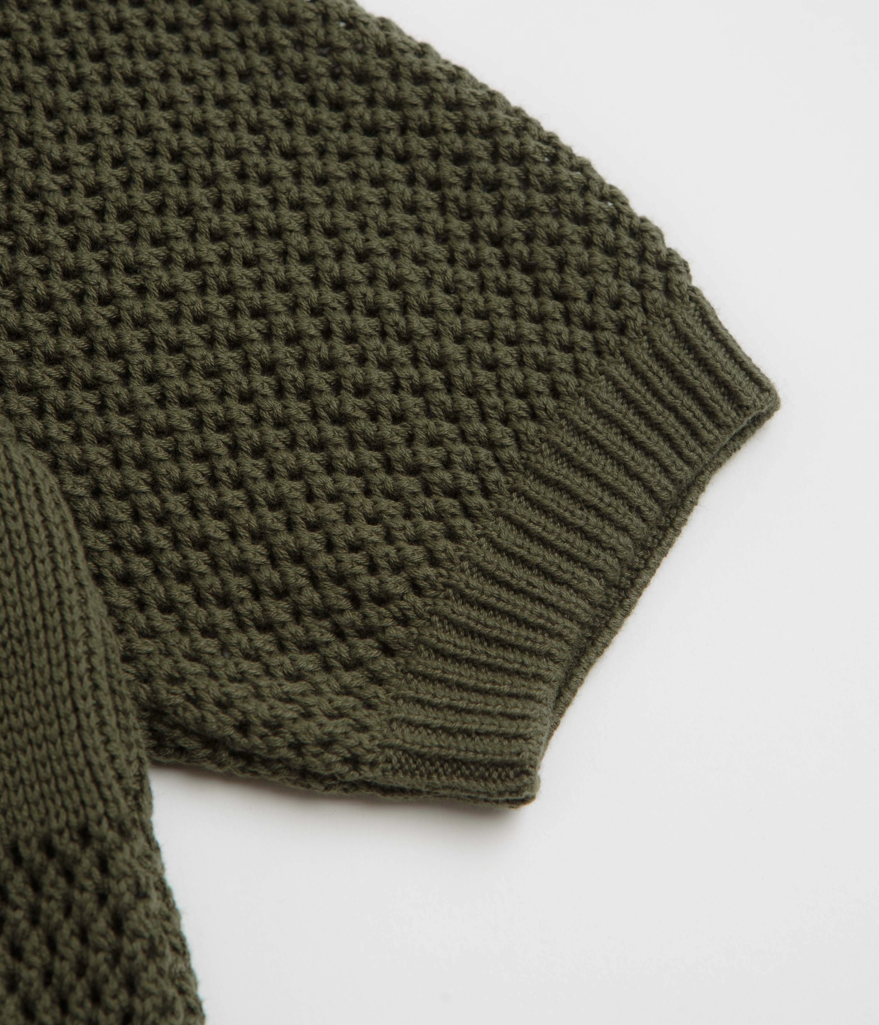 Universal Works Knit Short Sleeve Shirt - Olive Versatile Clothing