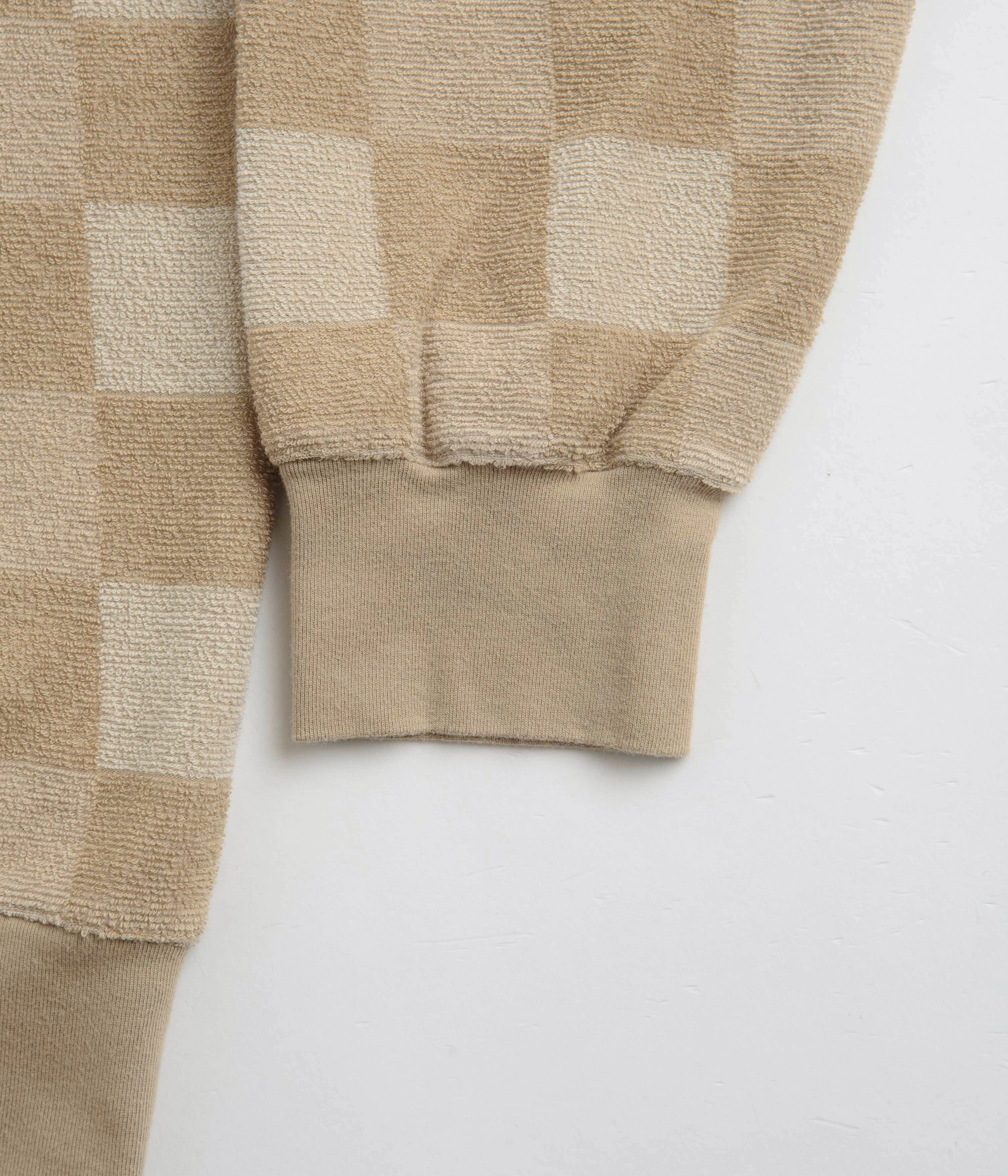 anti static Universal Works Loose Crewneck Sweatshirt - Sand