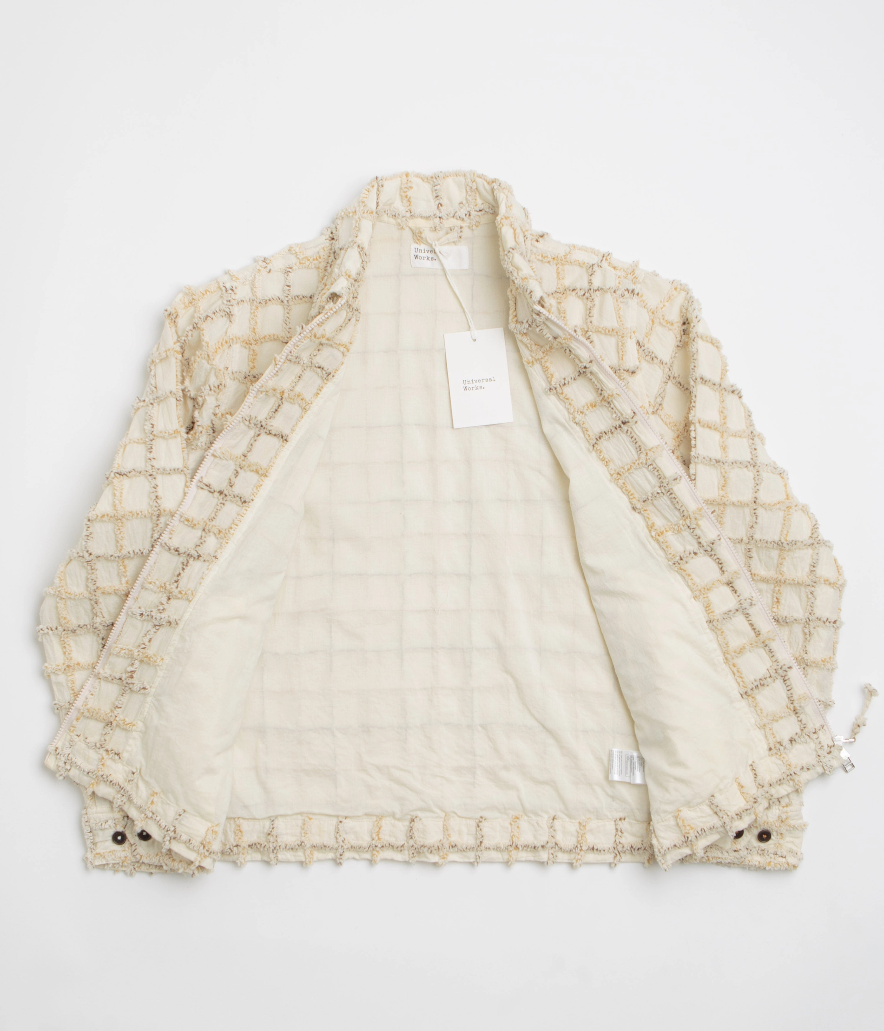 Climb Universal Size Adaptation Universal Works Windcheater Jacket - Ecru