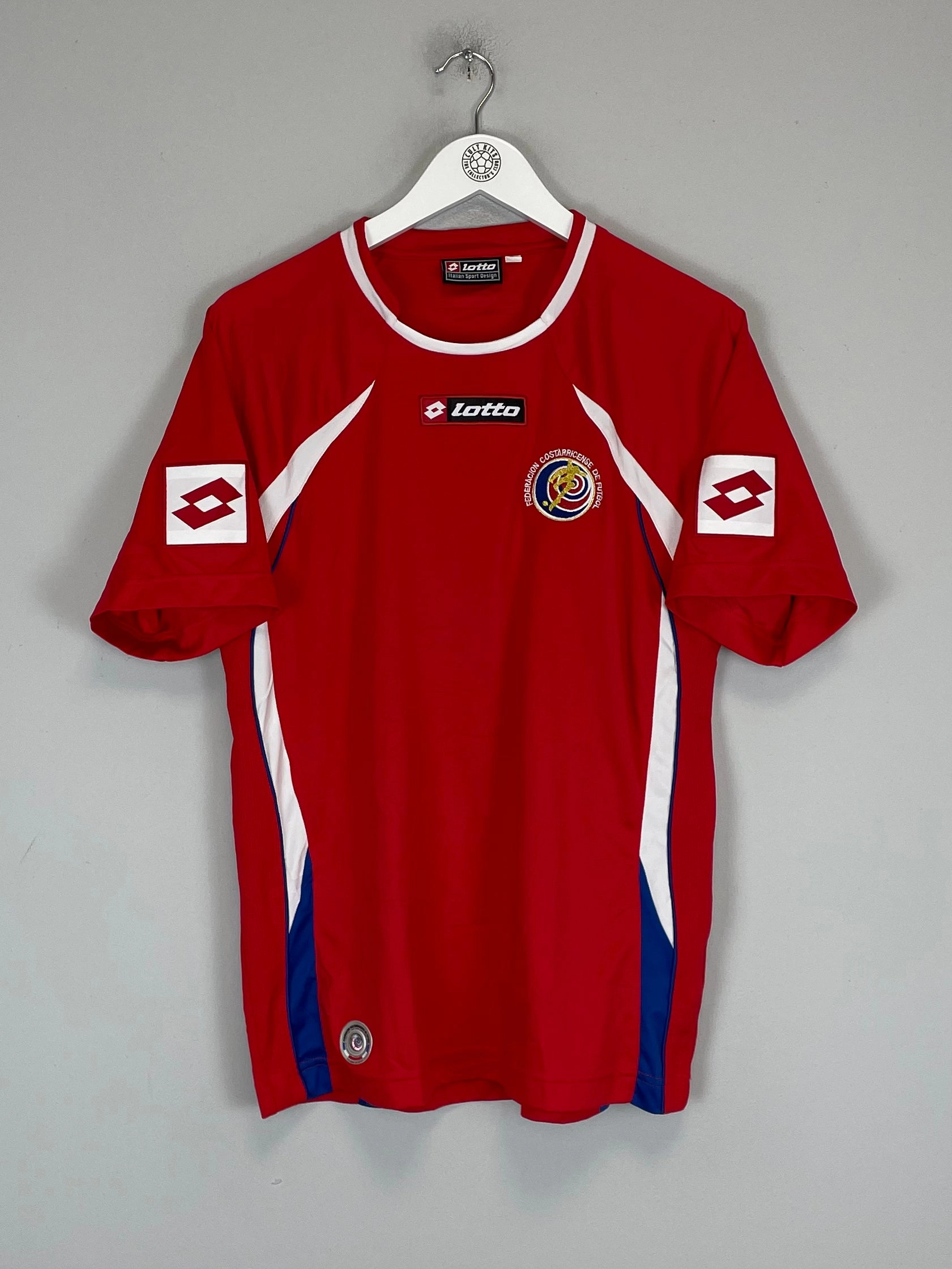 2010/11 COSTA RICA HOME SHIRT (S) LOTTO Dry Texture