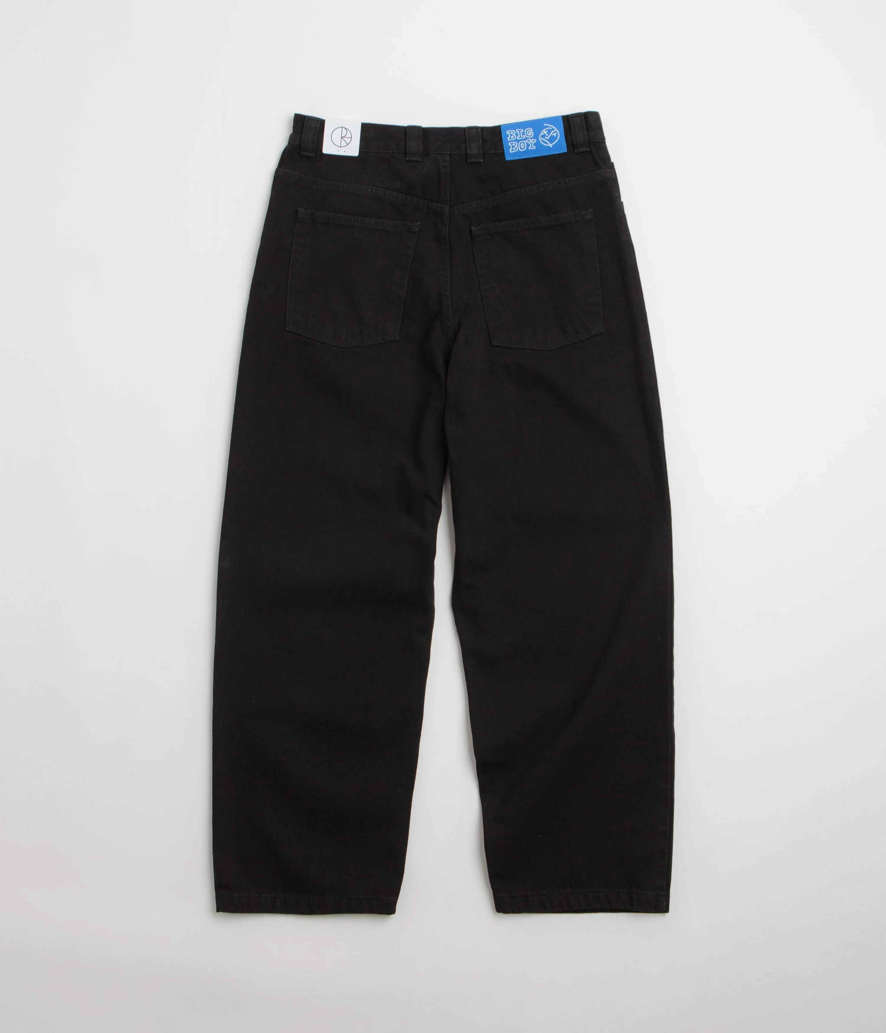 Polar Big Boy Jeans - Pitch Black Garment Dyed Texture