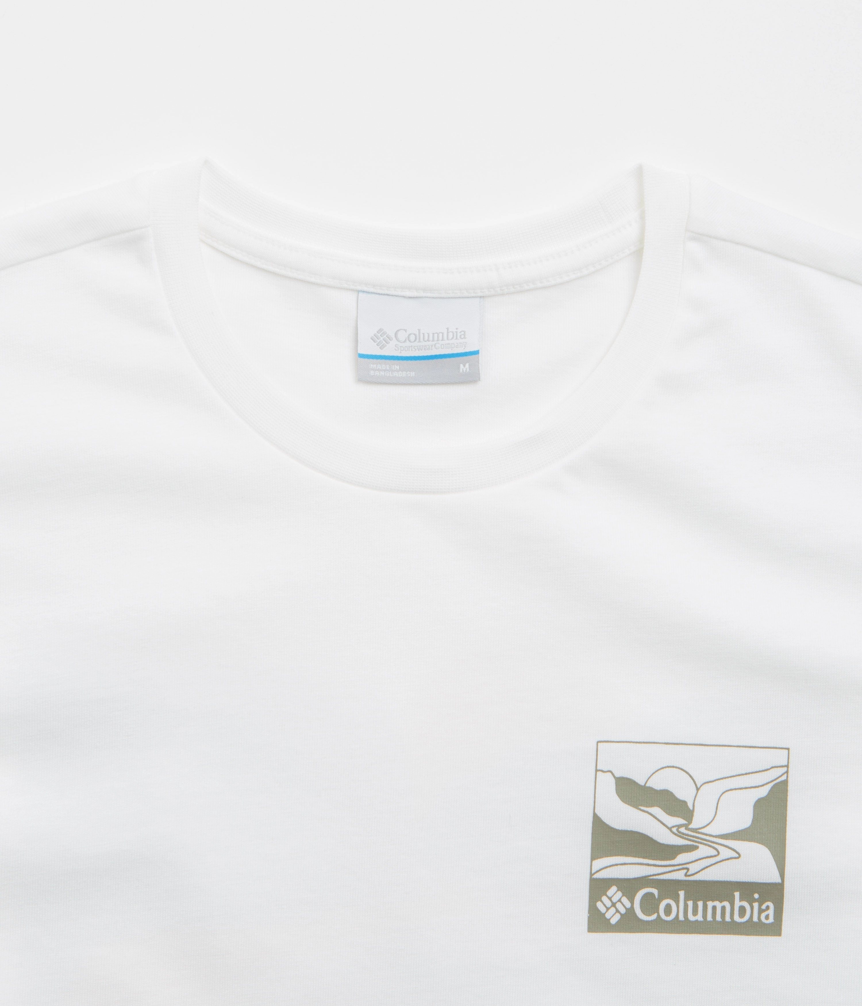 Columbia Explorers Canyon Back T-Shirt - White / Trailscape men's clothing
