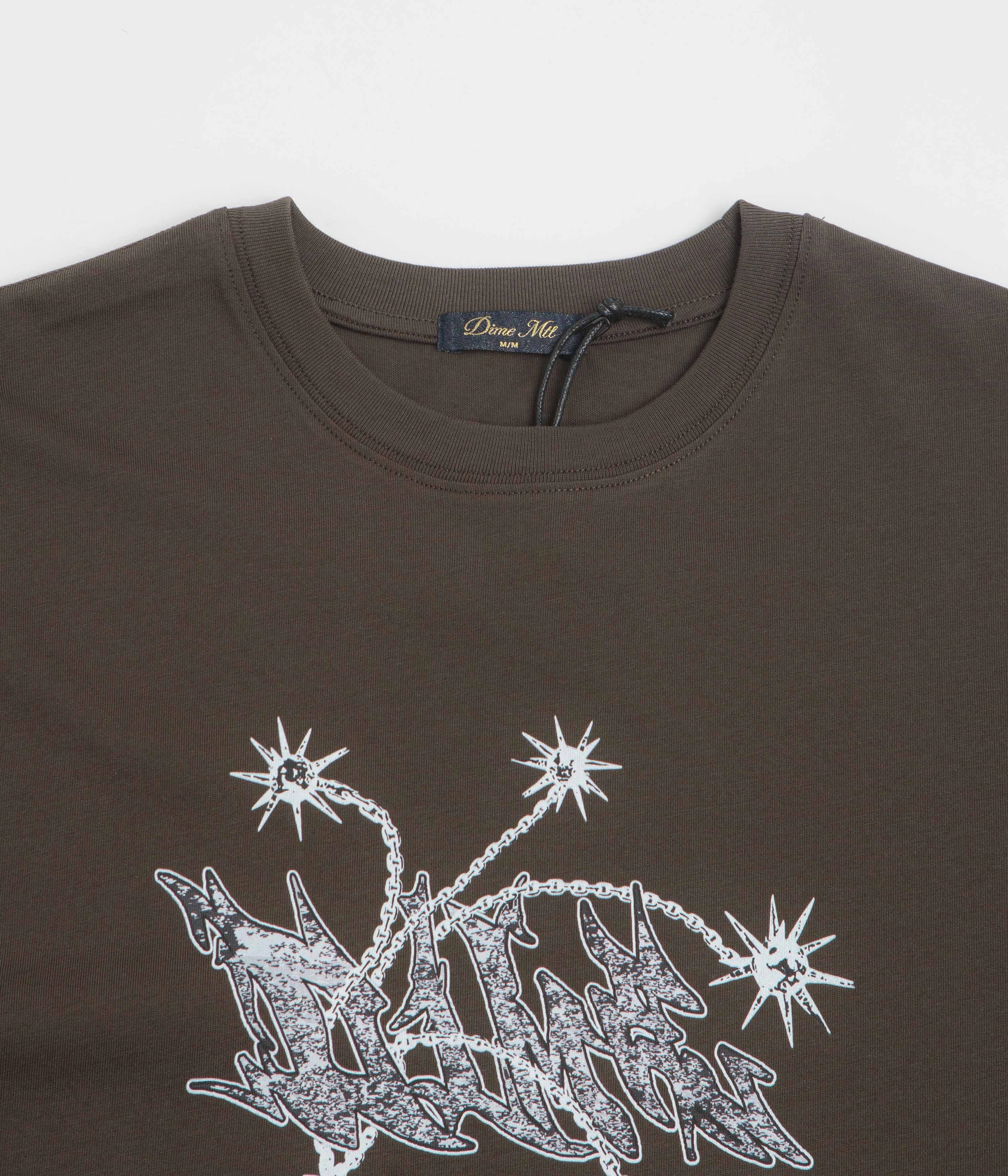 Dime Flail T-Shirt - Vintage Black Playful Prints Breathable Fit Wear