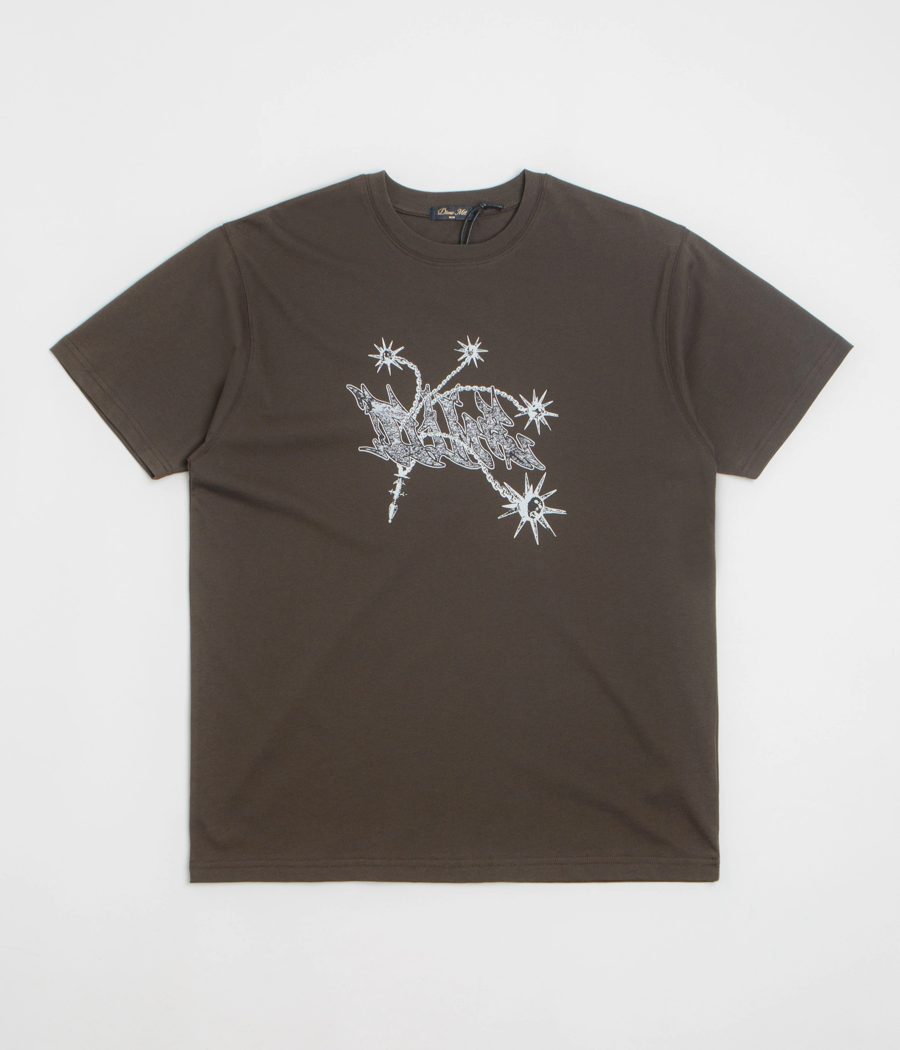 Dime Flail T-Shirt - Vintage Black Raw Edge Hem Chilly Comfort Wear