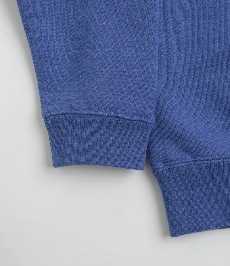 Snow Peak Recycled Cotton Crewneck Sweatshirt - Blue Practical Wear