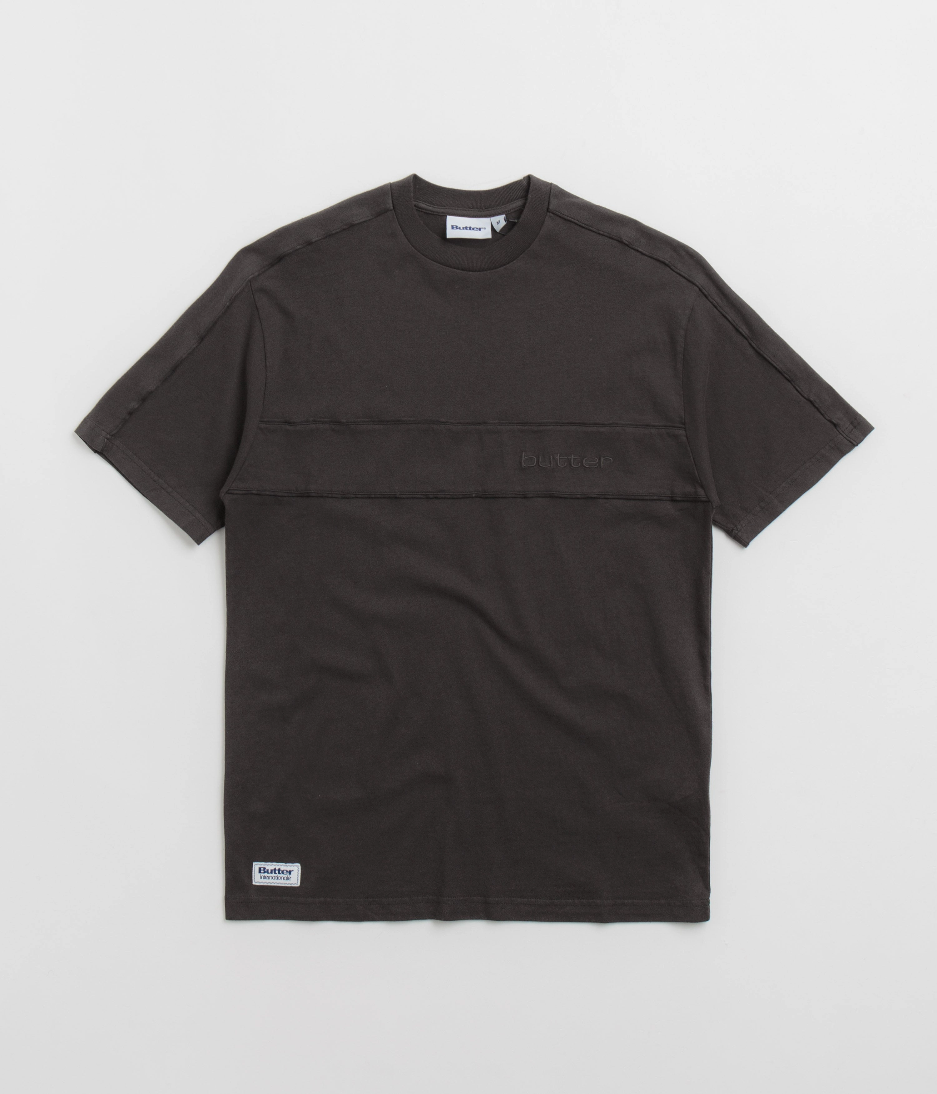 Butter Goods Movement T-Shirt - Washed Black monochromatic