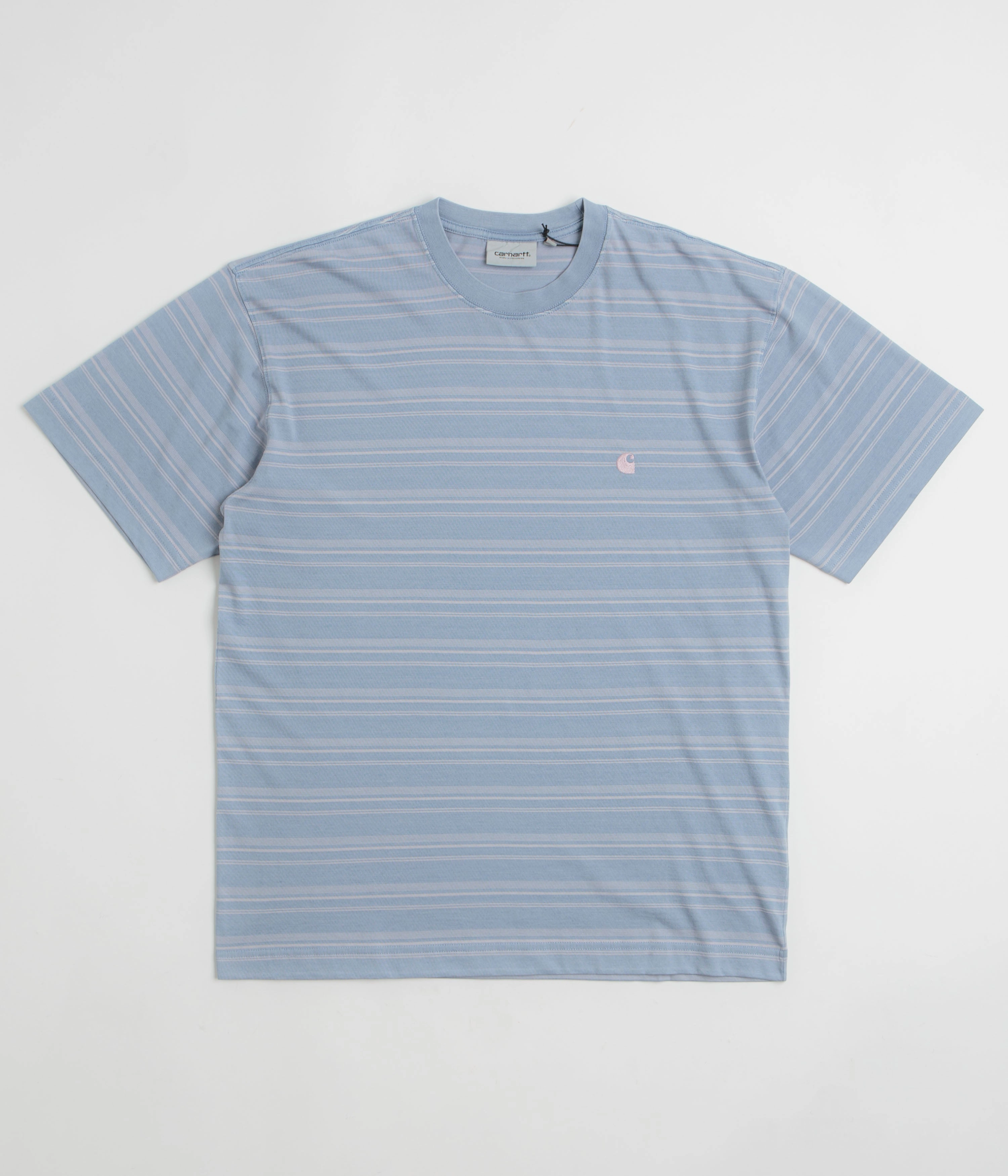 Carhartt Brodine T-Shirt - Brodine Stripe / Sorrent Stretchable Fabric ReinforcedHems