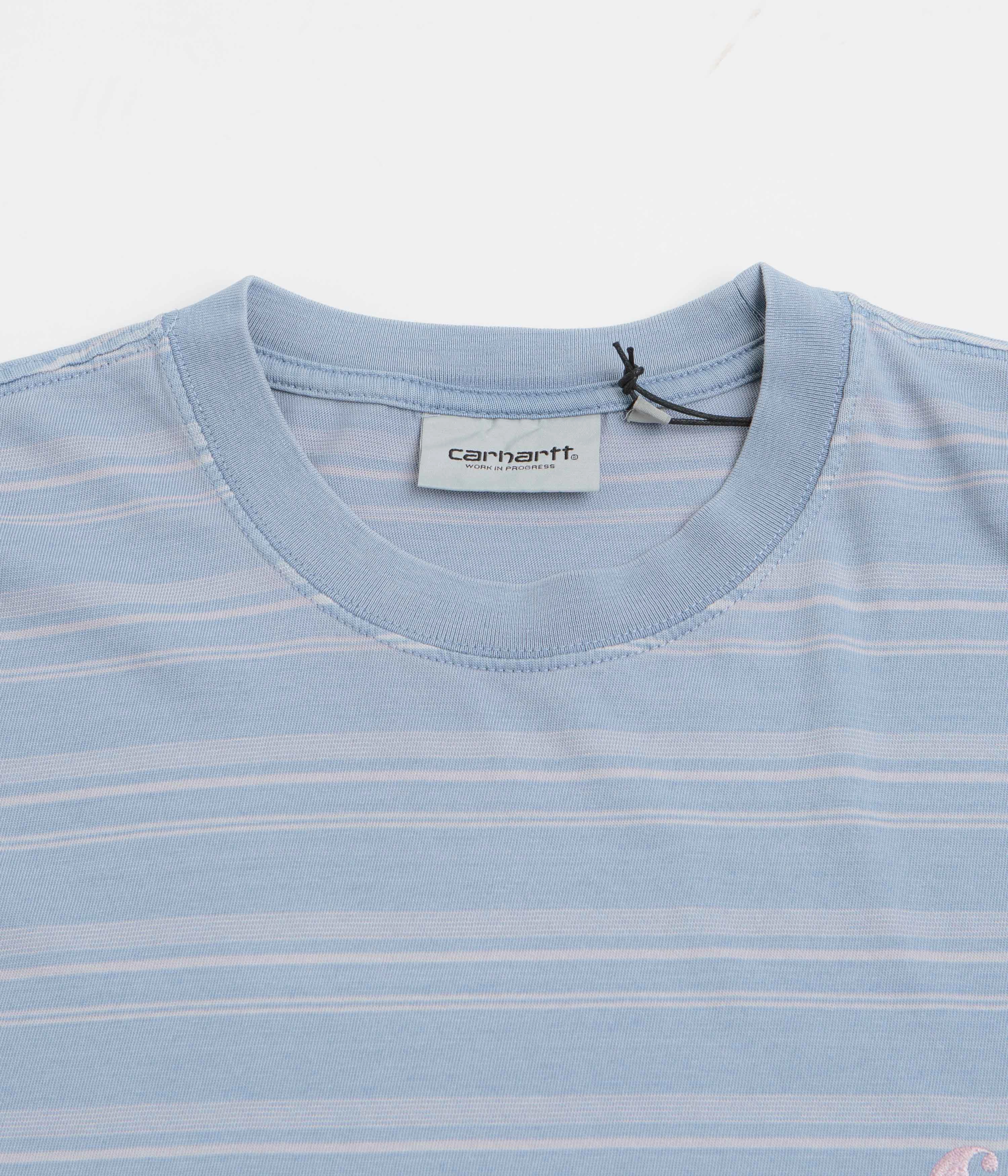 Daily Casual Carhartt Brodine T-Shirt - Brodine Stripe / Sorrent