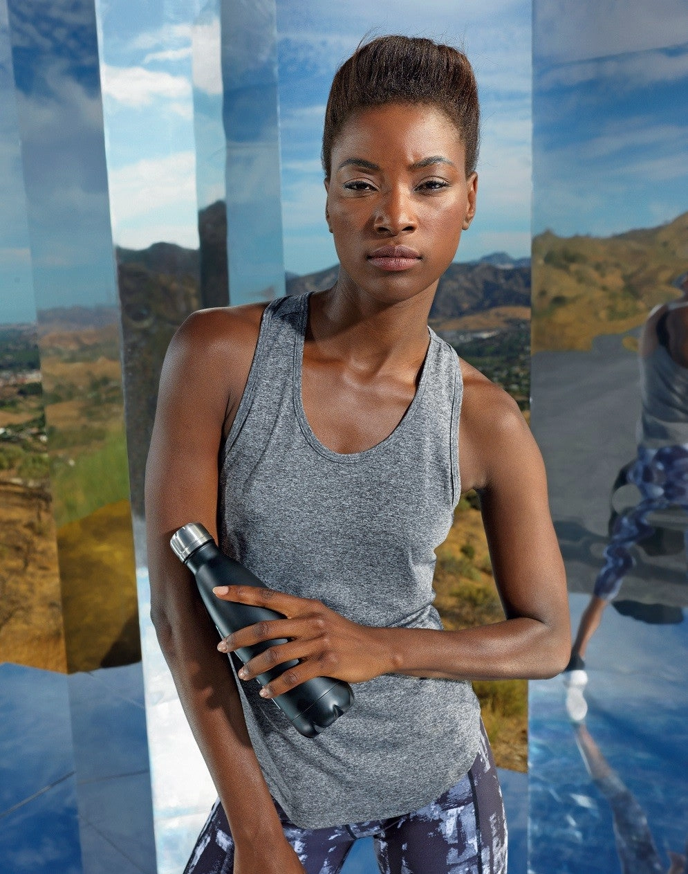 Women's Performance Strap Back Vest | BLACK All Day Comfort Fit low load - bearing capacity