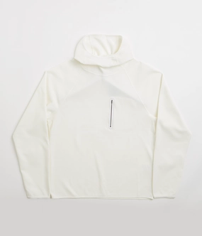 Casual Icon Halloween wear Purple Mountain Observatory Waffle Balaclava Hoodie - White