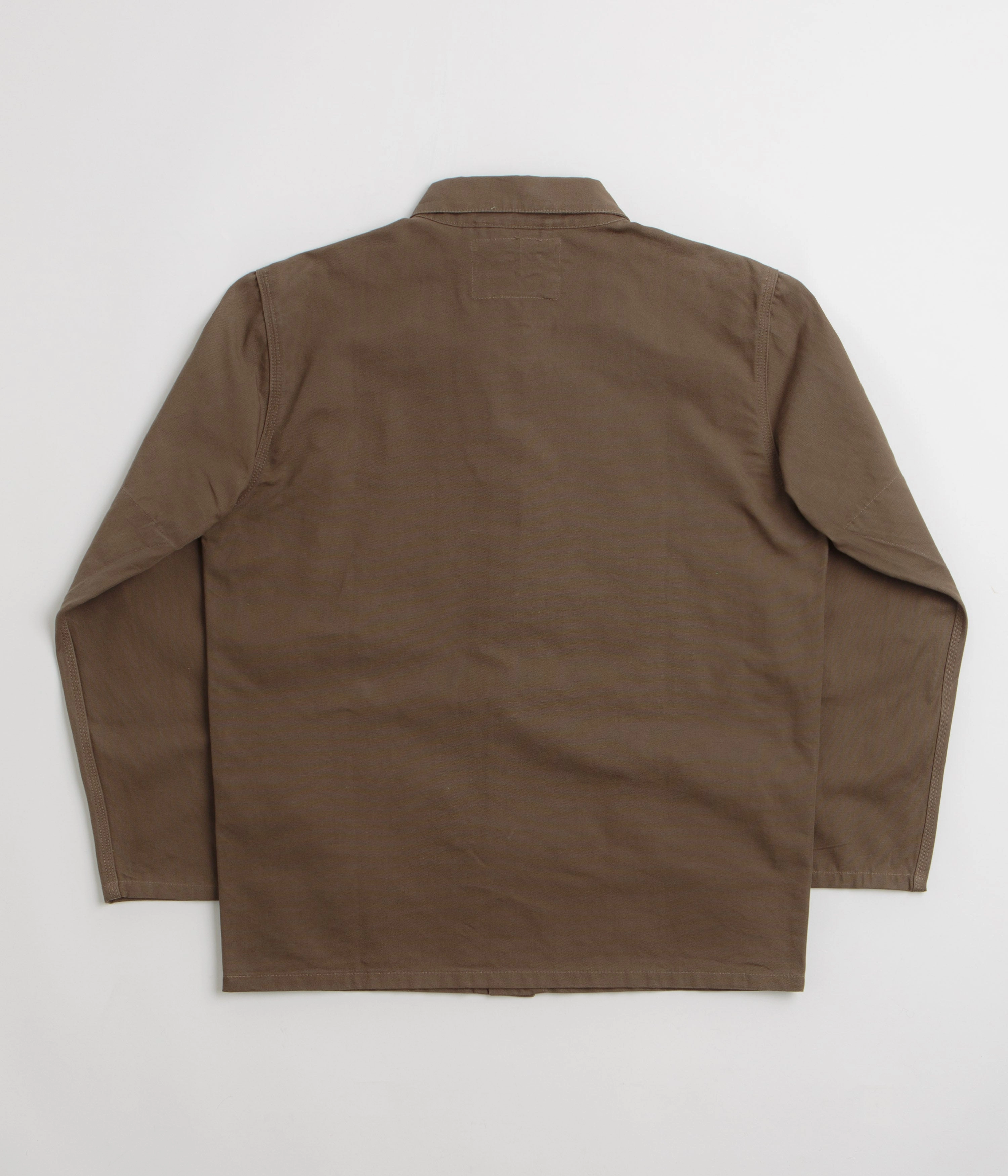 Uskees 3001 Buttoned Overshirt - Dark Taupe Empathy vacation