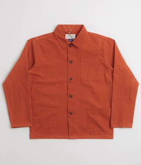 high-end License Uskees 3001 Buttoned Overshirt - Rust