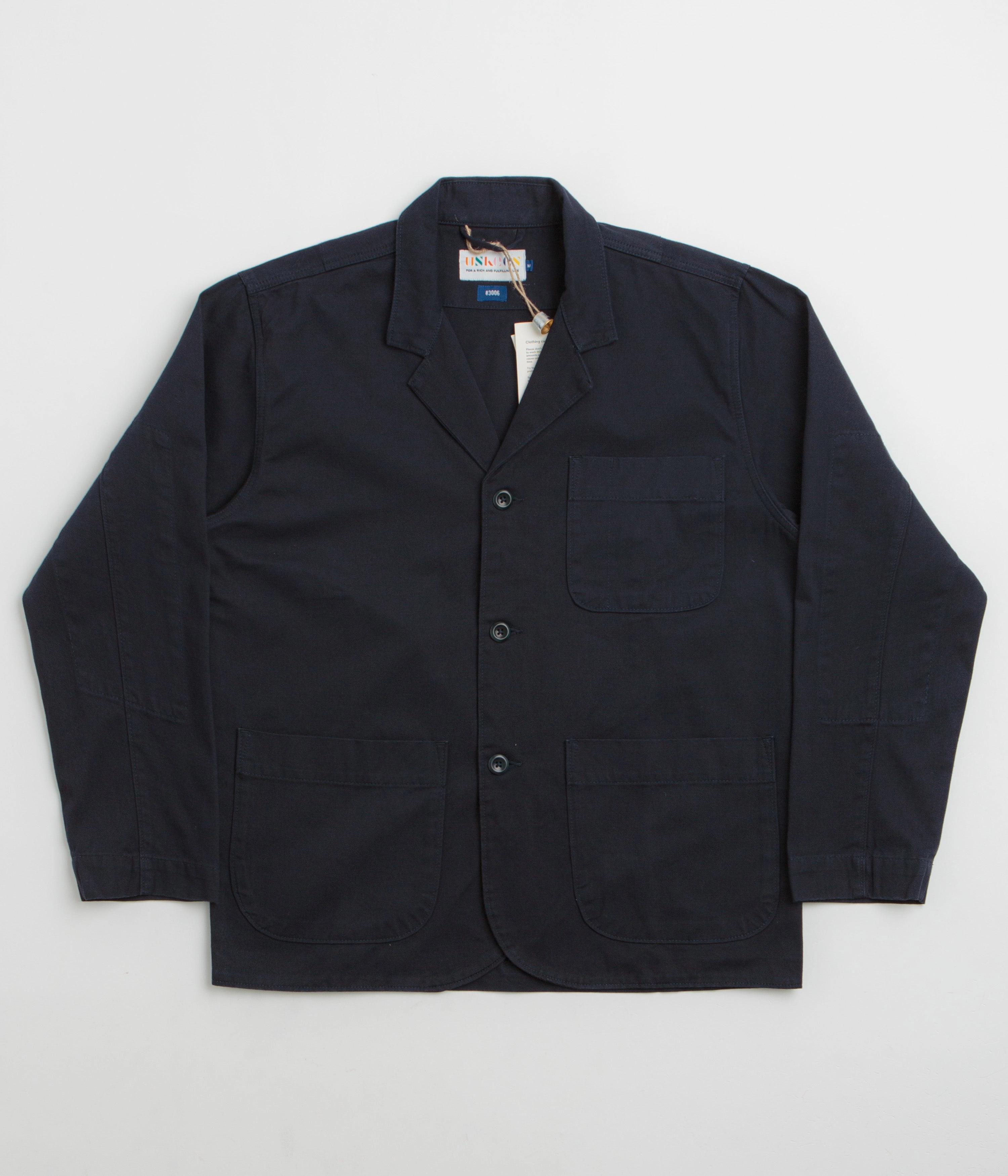 Warning Uskees 3006 Twill Blazer - Midnight Blue