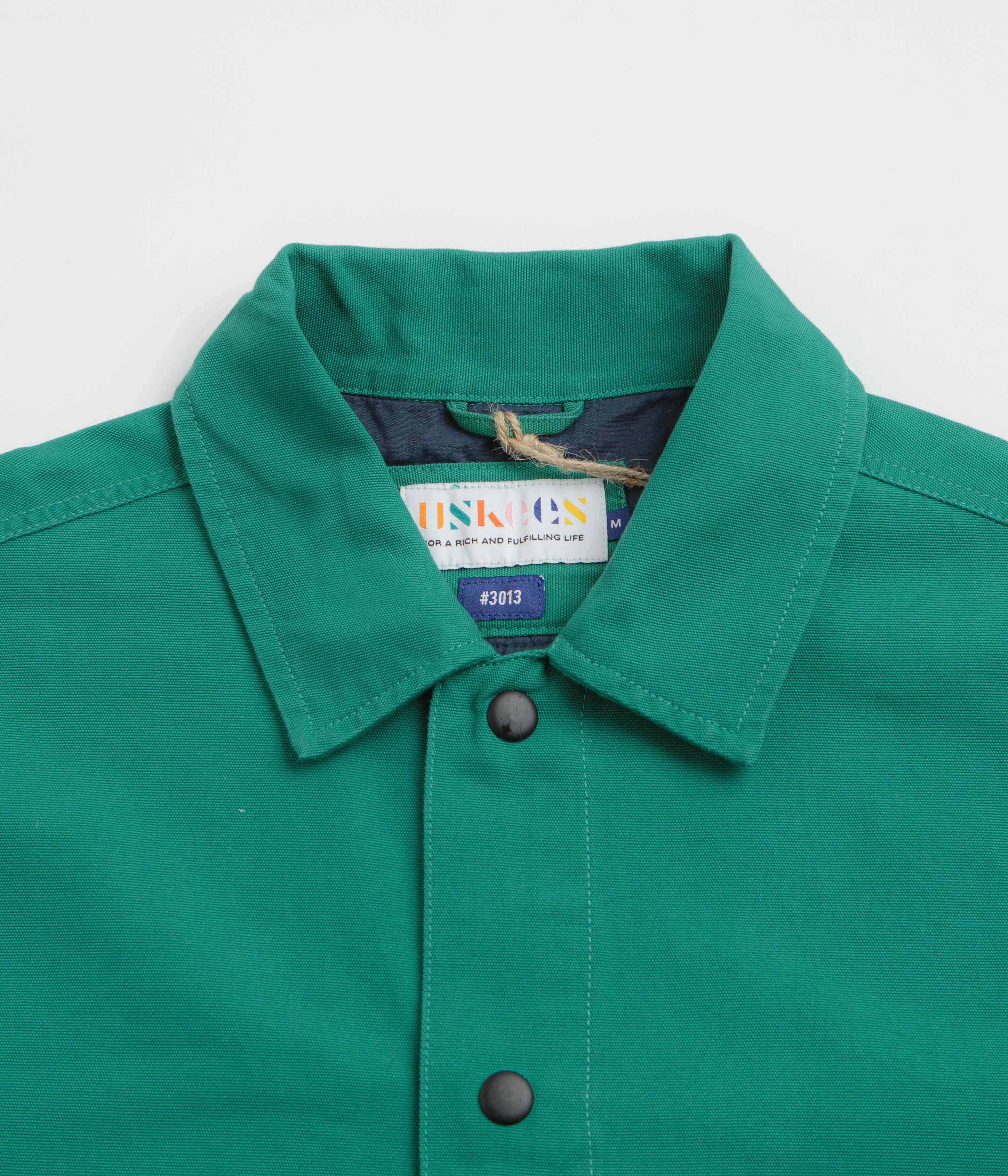 Uskees 3013 Coach Jacket - Foam Green Rank sunset