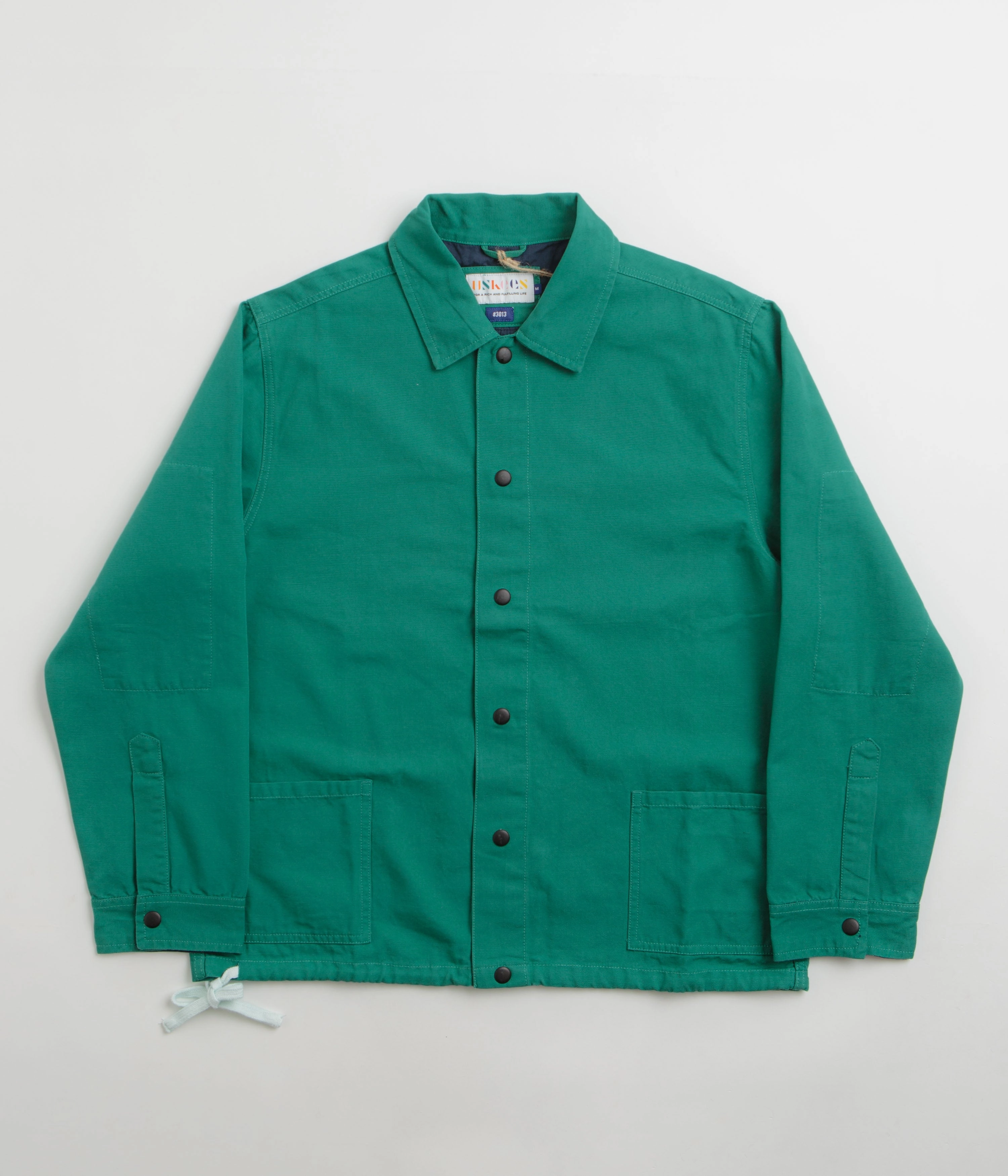 Wind Barrier Slim Silhouette Uskees 3013 Coach Jacket - Foam Green
