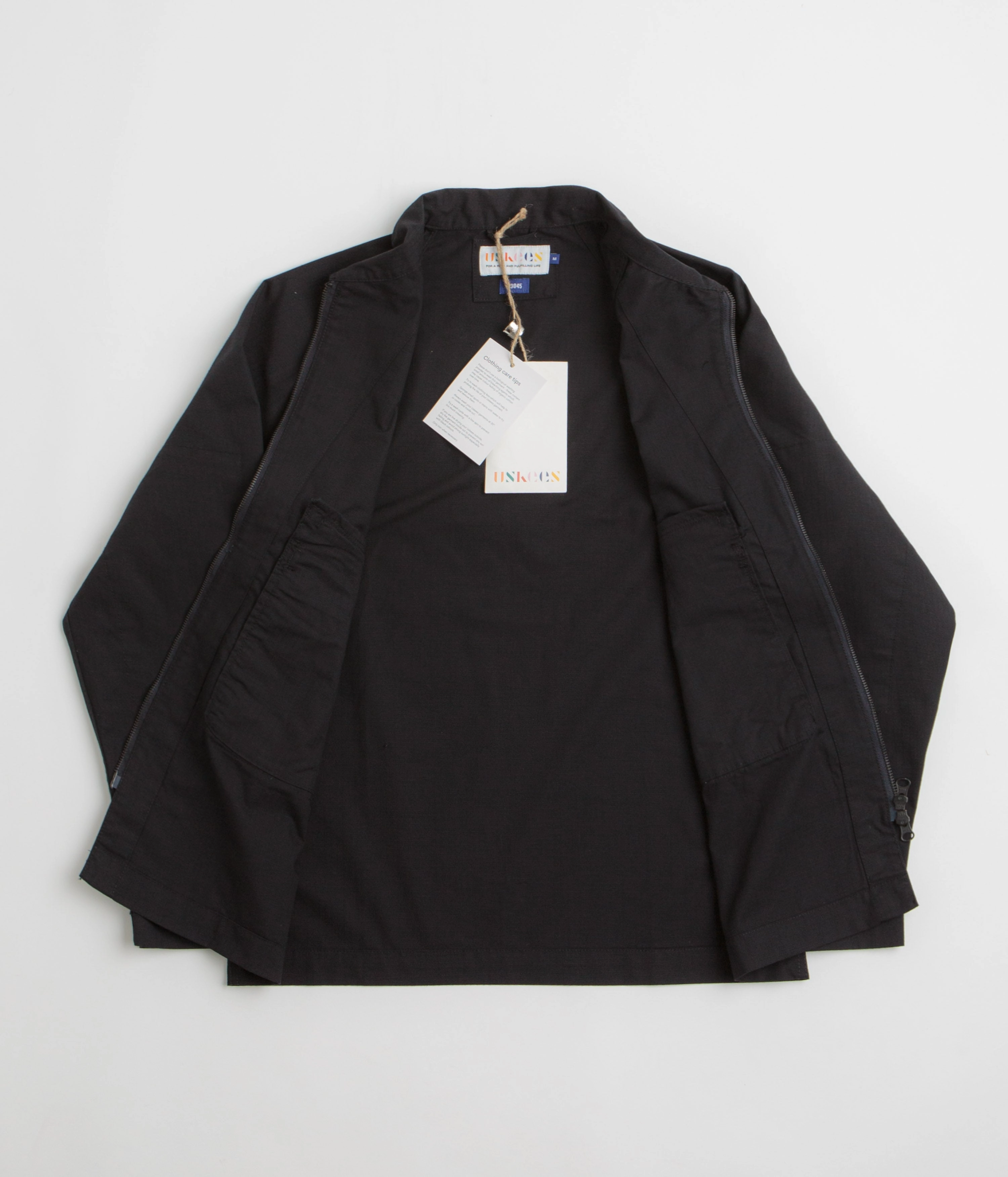 Uskees 3045 Ripstop Field Jacket - Black Travel Fashion