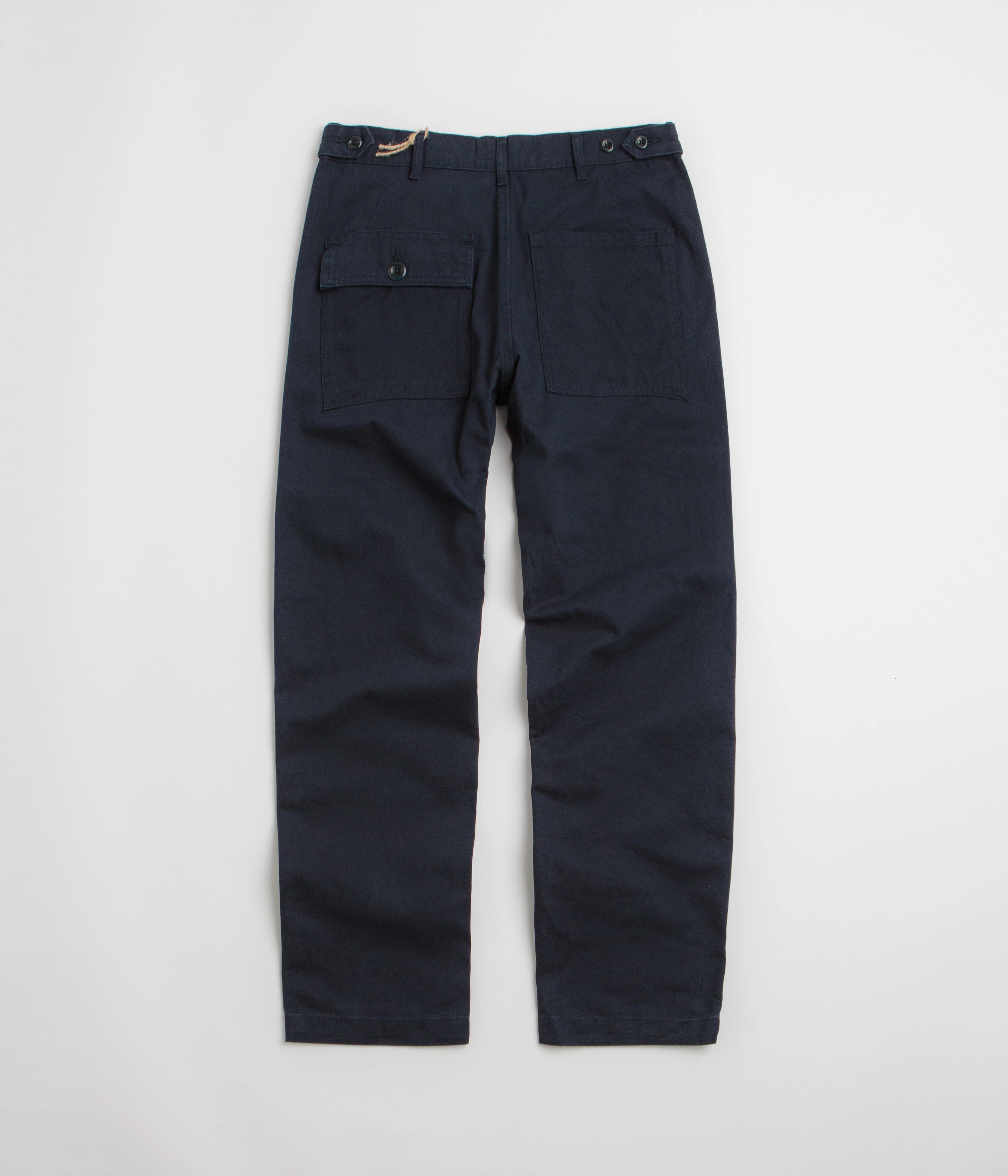 Uskees 5005 Twill Workwear Pants - Midnight Blue Ripstop Reinforcement ExpandableSidePanels