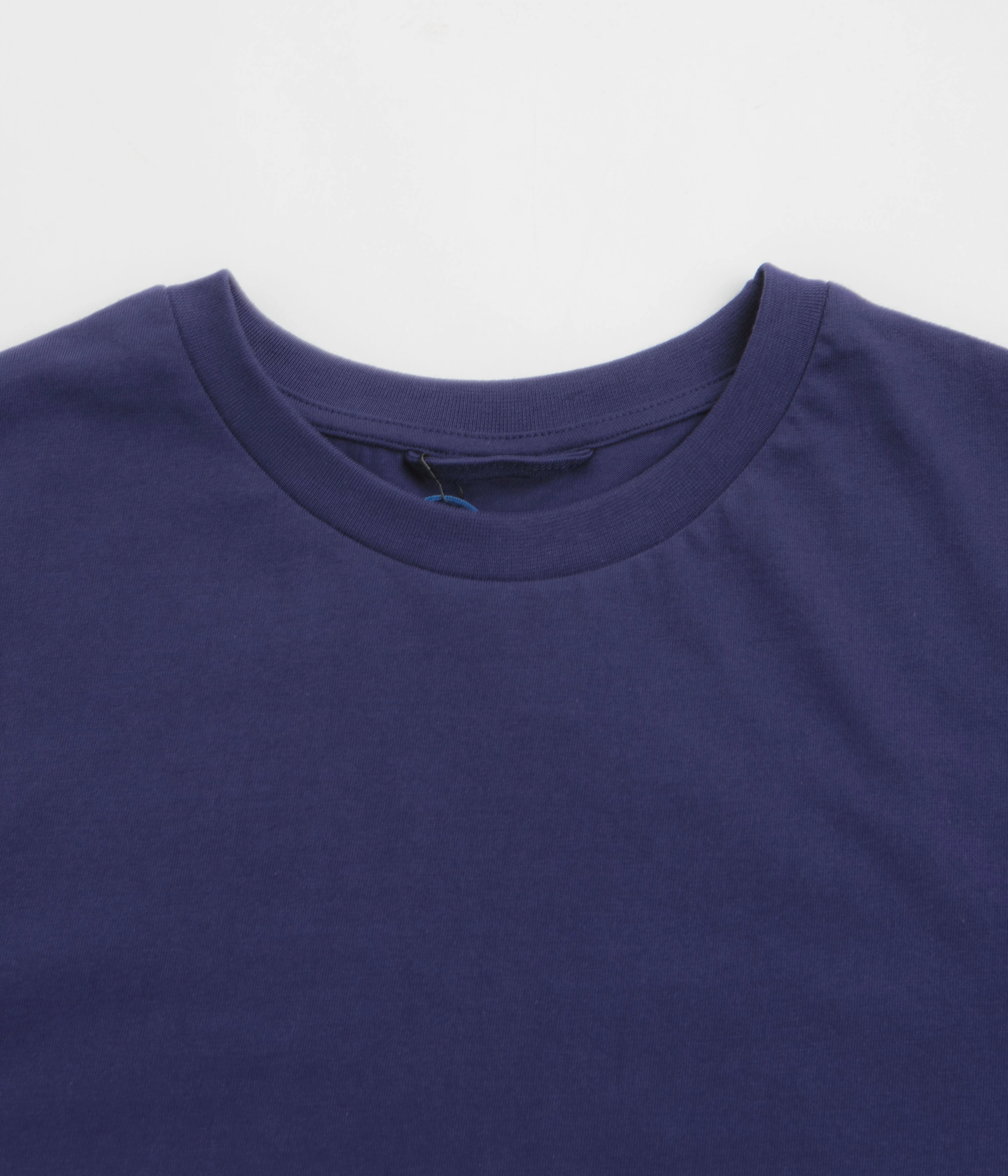 Uskees 7006 T-Shirt - Deep Indigo Vintage Wash Effect Minimal Comfort Style