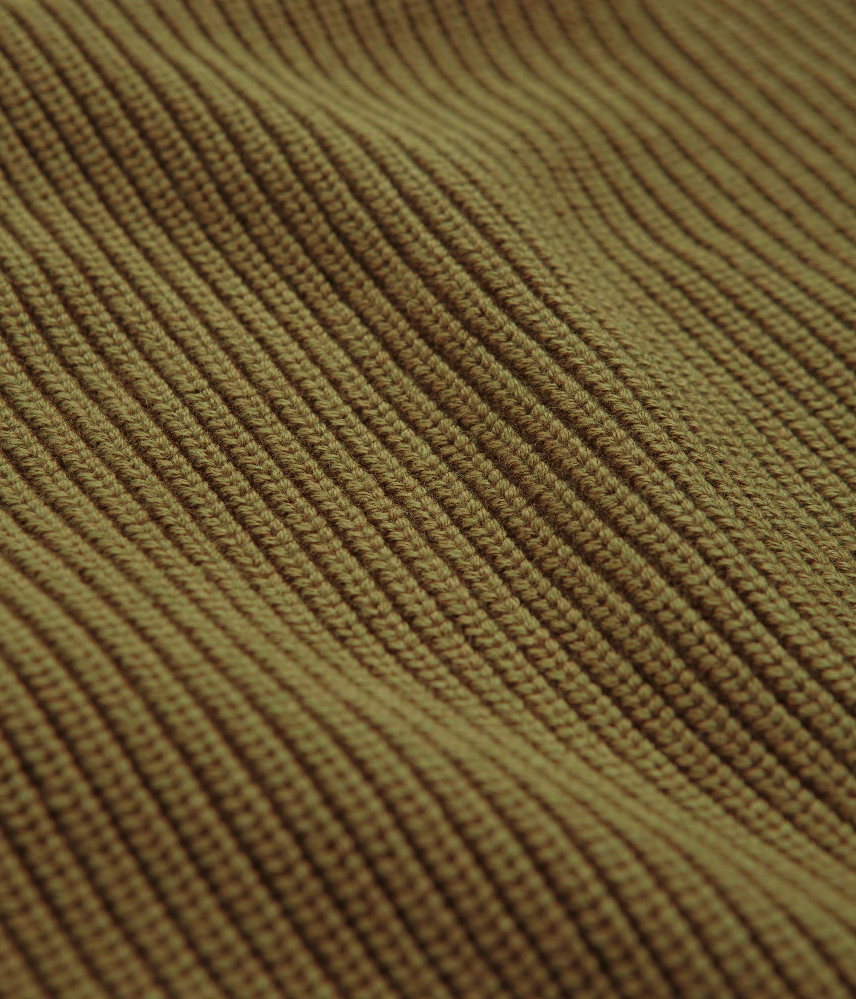 Uskees 7013 Knit Crewneck Sweatshirt - Woodland Green Sporty Style product checkered classicism