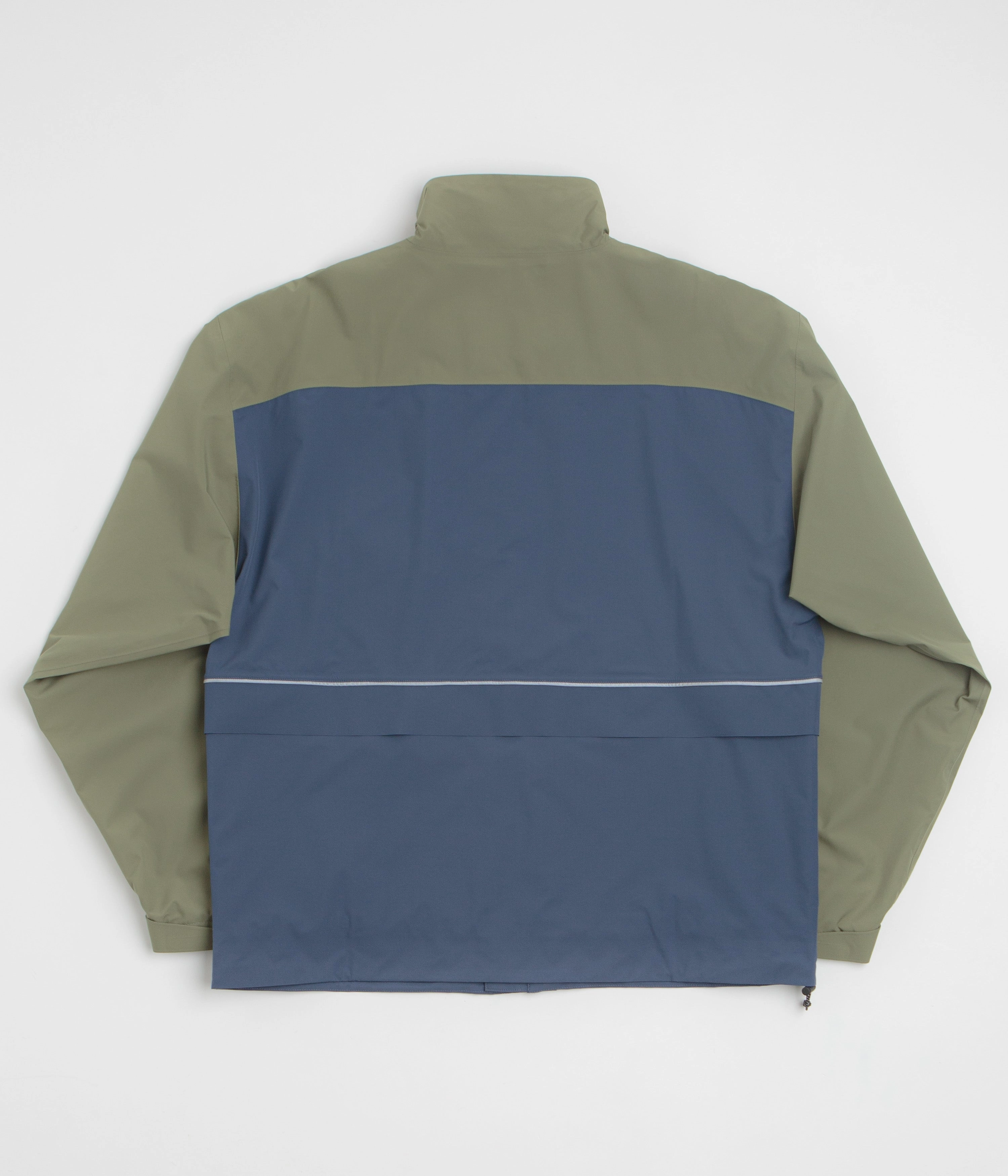 Simple Look Retro New Balance Numeric Waterproof Jacket - Khaki / Blue