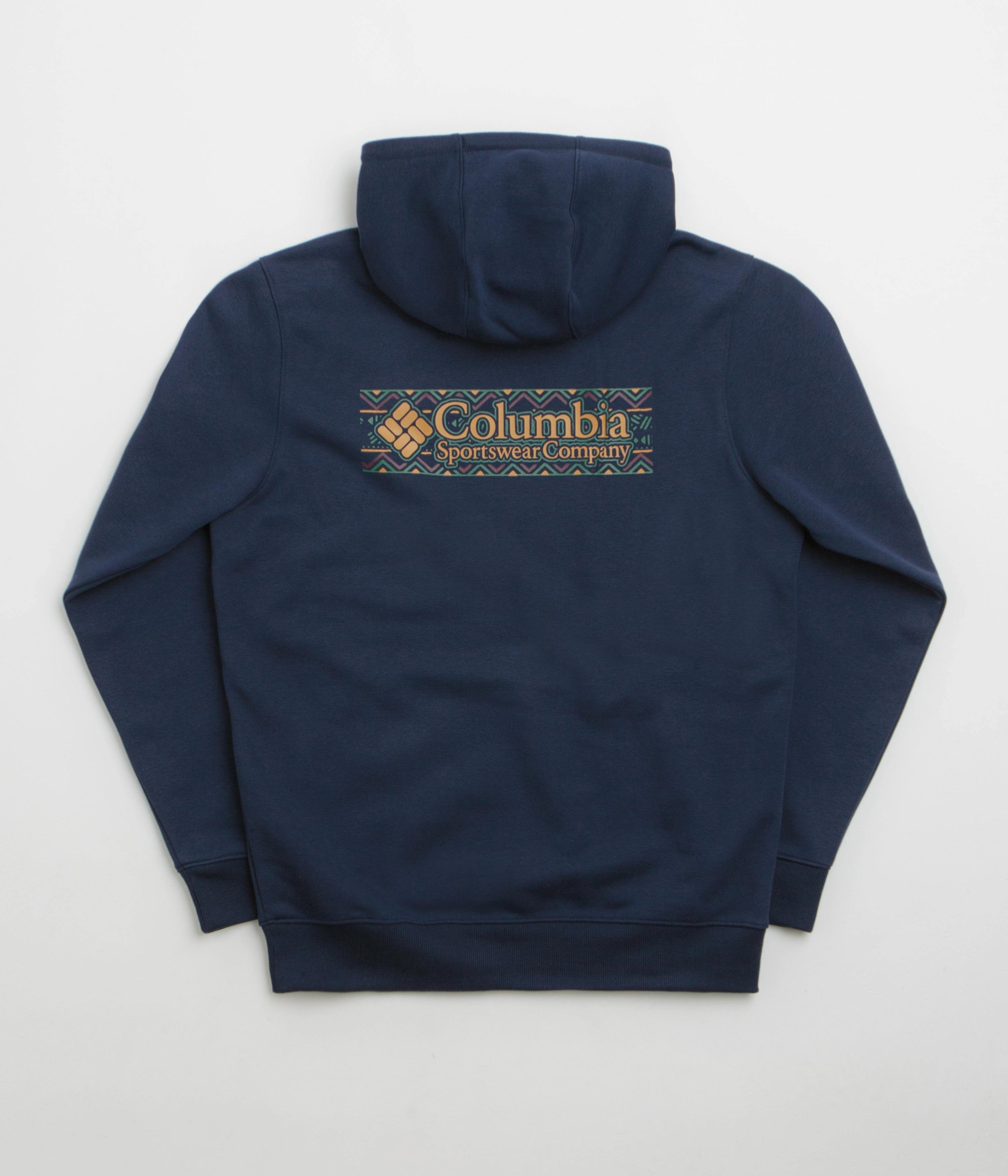Columbia Meridian Creek Graphic Hoodie - Collegiate Navy / Branded Blanket Beaded embellishments Breathable Material