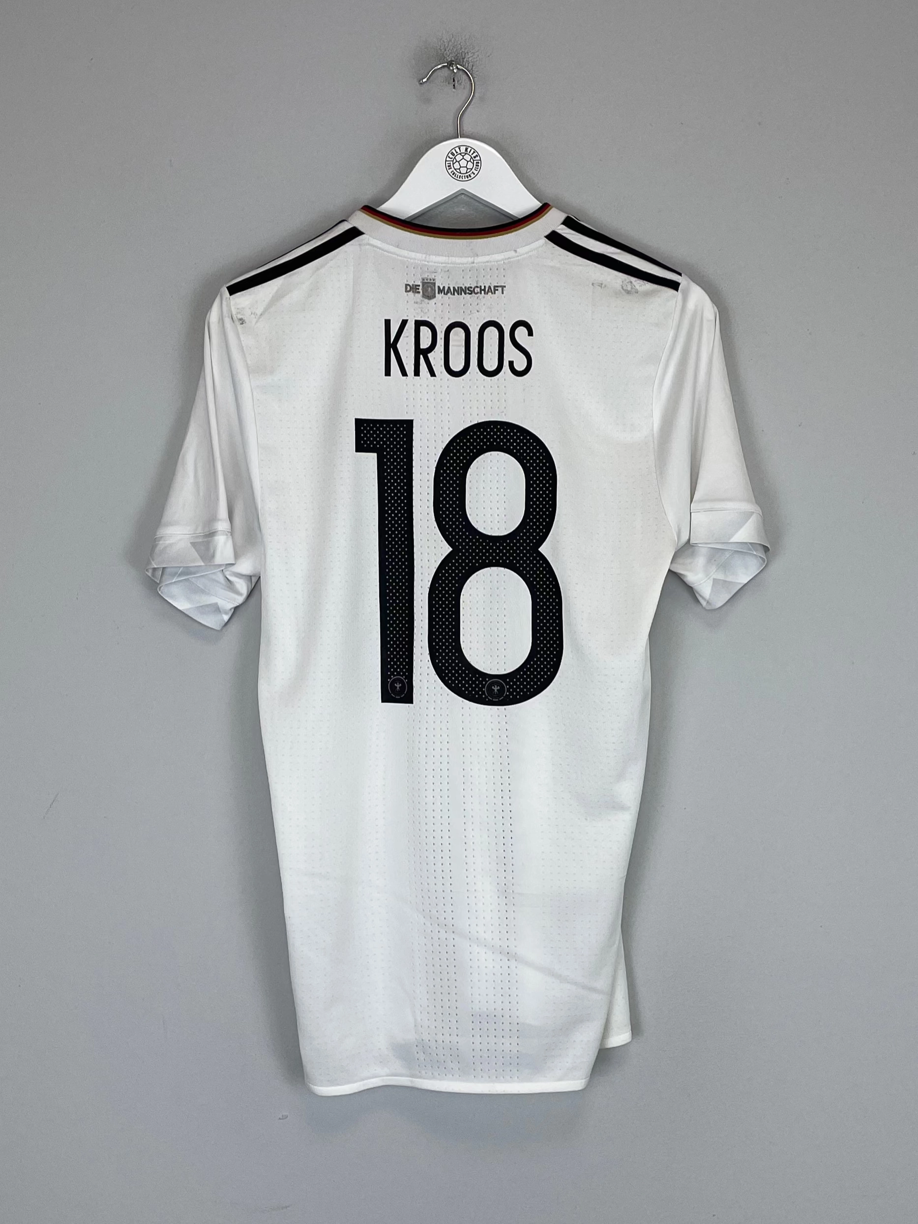 2017 GERMANY KROOS #18 CONFEDERATIONS CUP SHIRT (M) ADIDAS Sweat Ready All weather