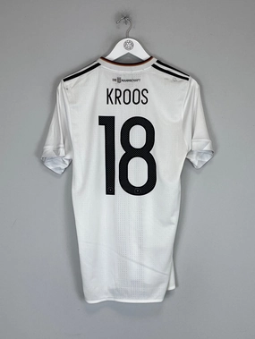 2017 GERMANY KROOS #18 CONFEDERATIONS CUP SHIRT (M) ADIDAS Sweat Ready All weather