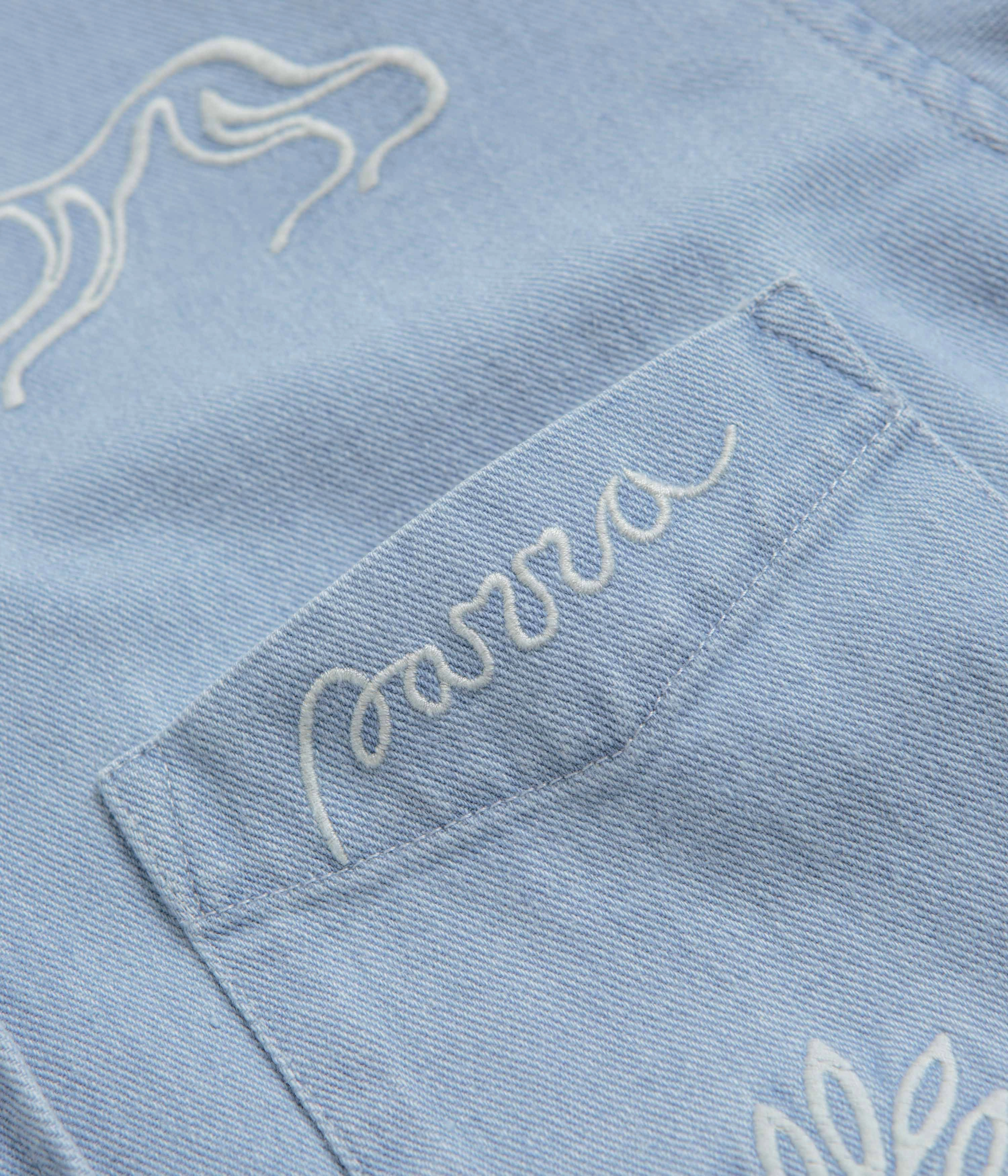 by Parra Ancient Aliens Shirt - Washed Blue Compact Packing