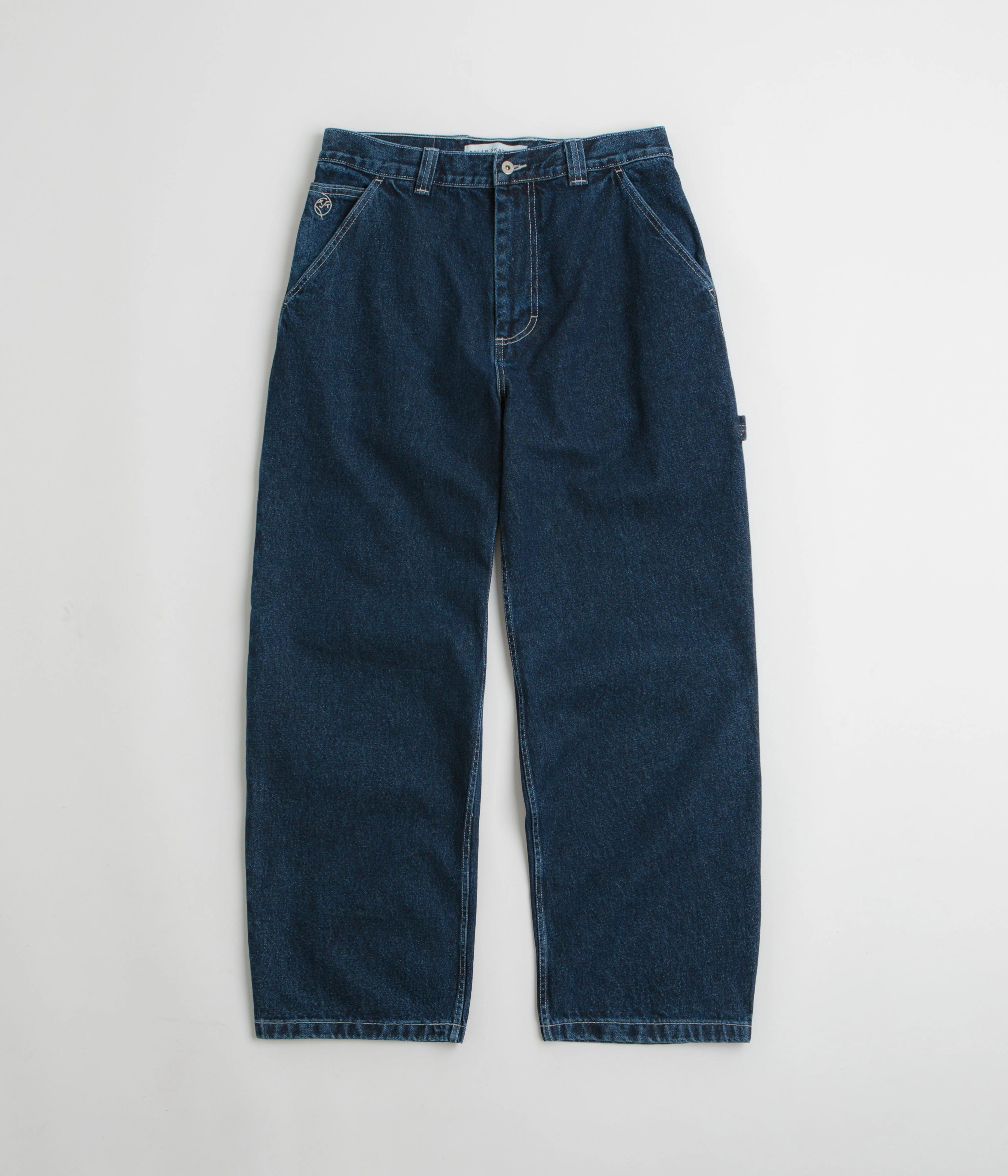 Eco Dye Process Polar Big Boy Work Pants - Indigo