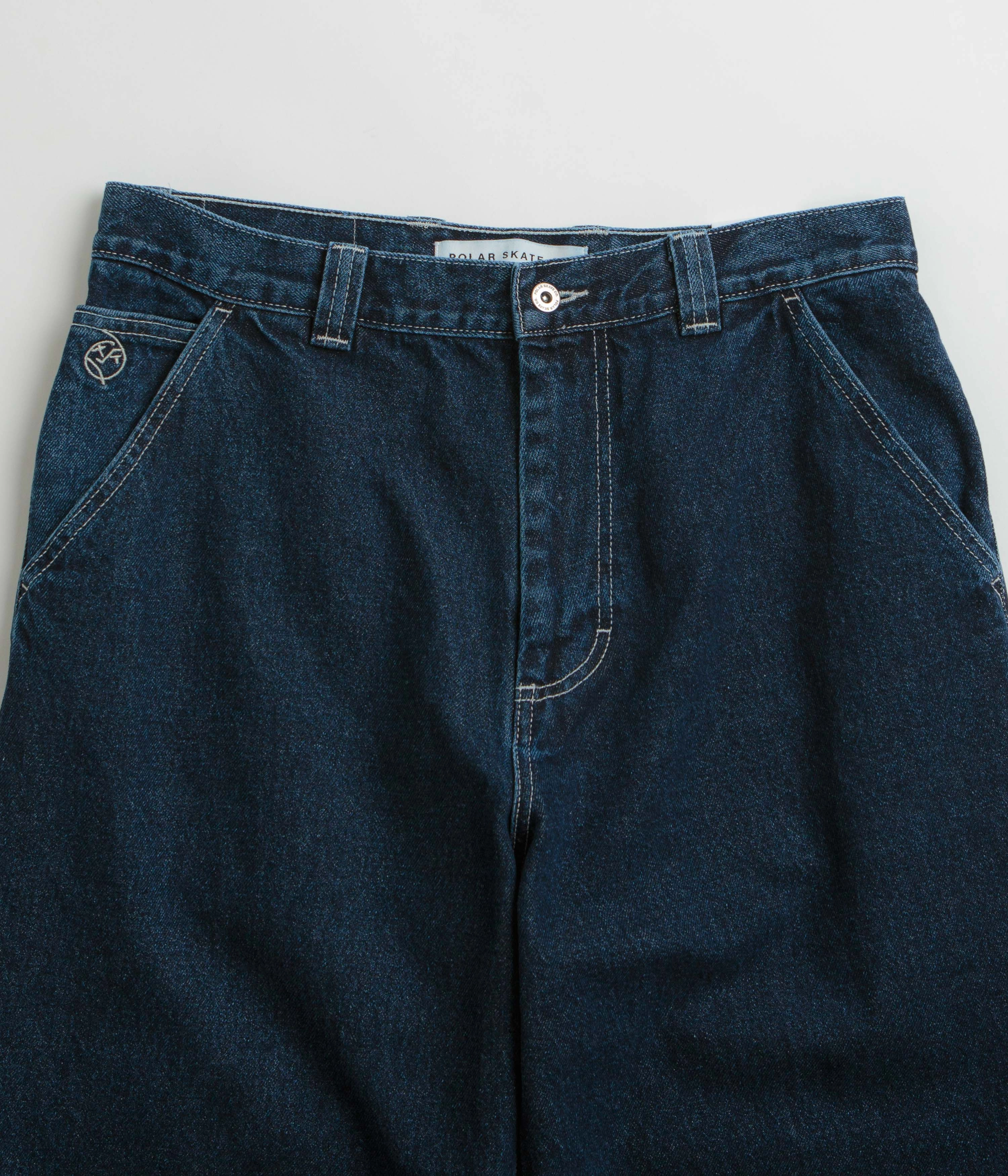 MoistureWickingFabric Flattering Design Wear Polar Big Boy Work Pants - Indigo