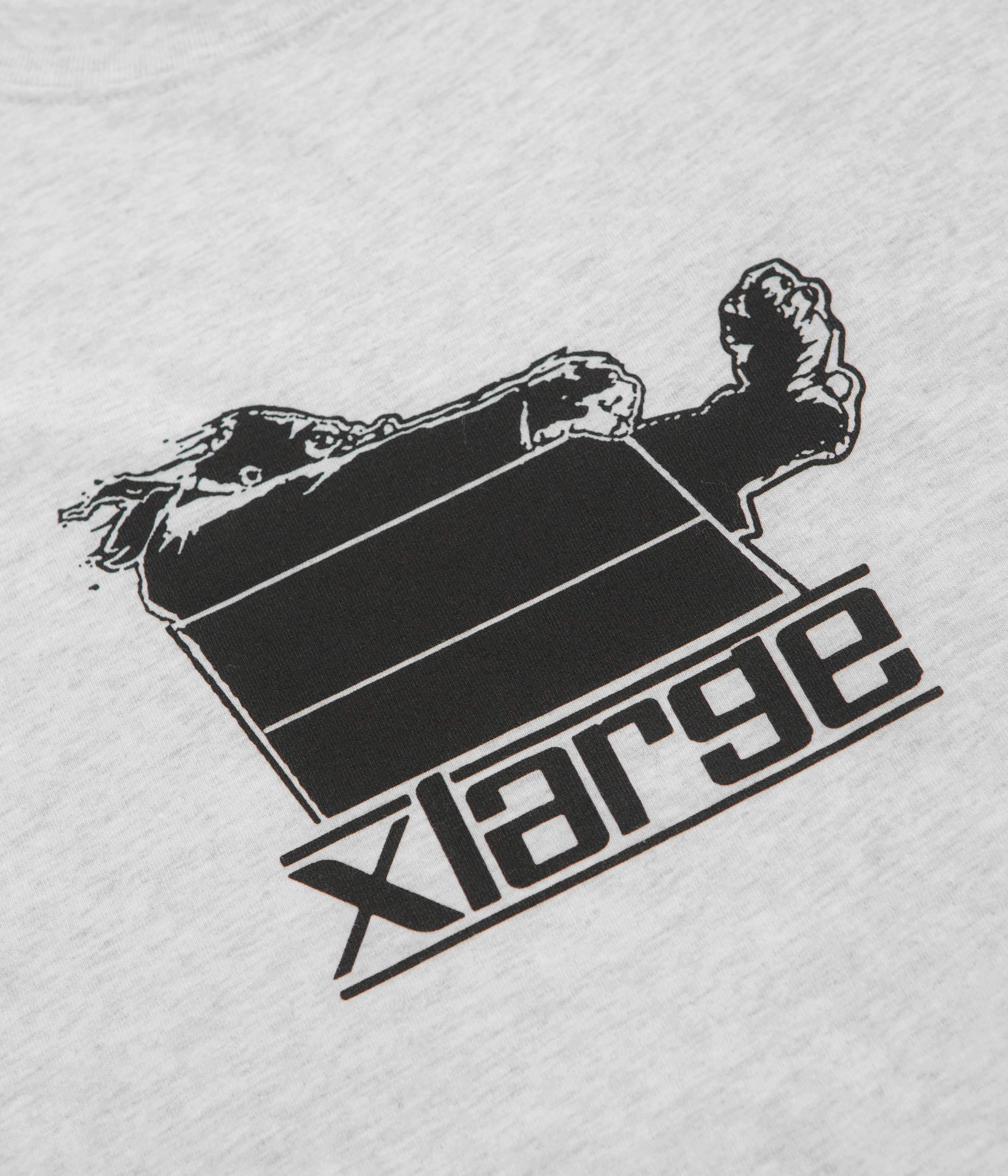 XLarge Wind Pressure T-Shirt - Ash Multi Panel Structure