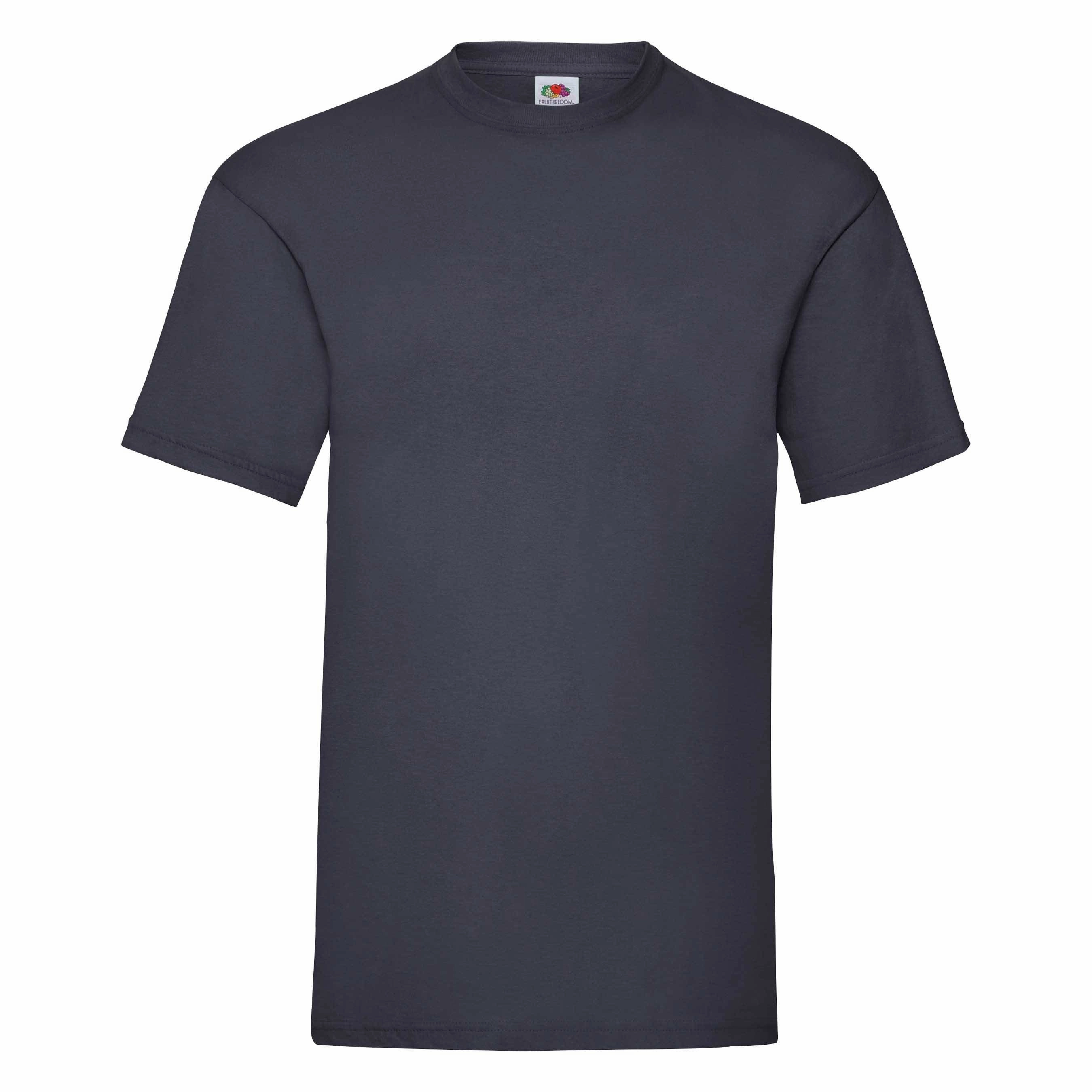 Valueweight T-Shirt | DEEP NAVY LayeredHemDetails