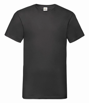 Valueweight V-Neck T | BLACK Vintage Wash Effect