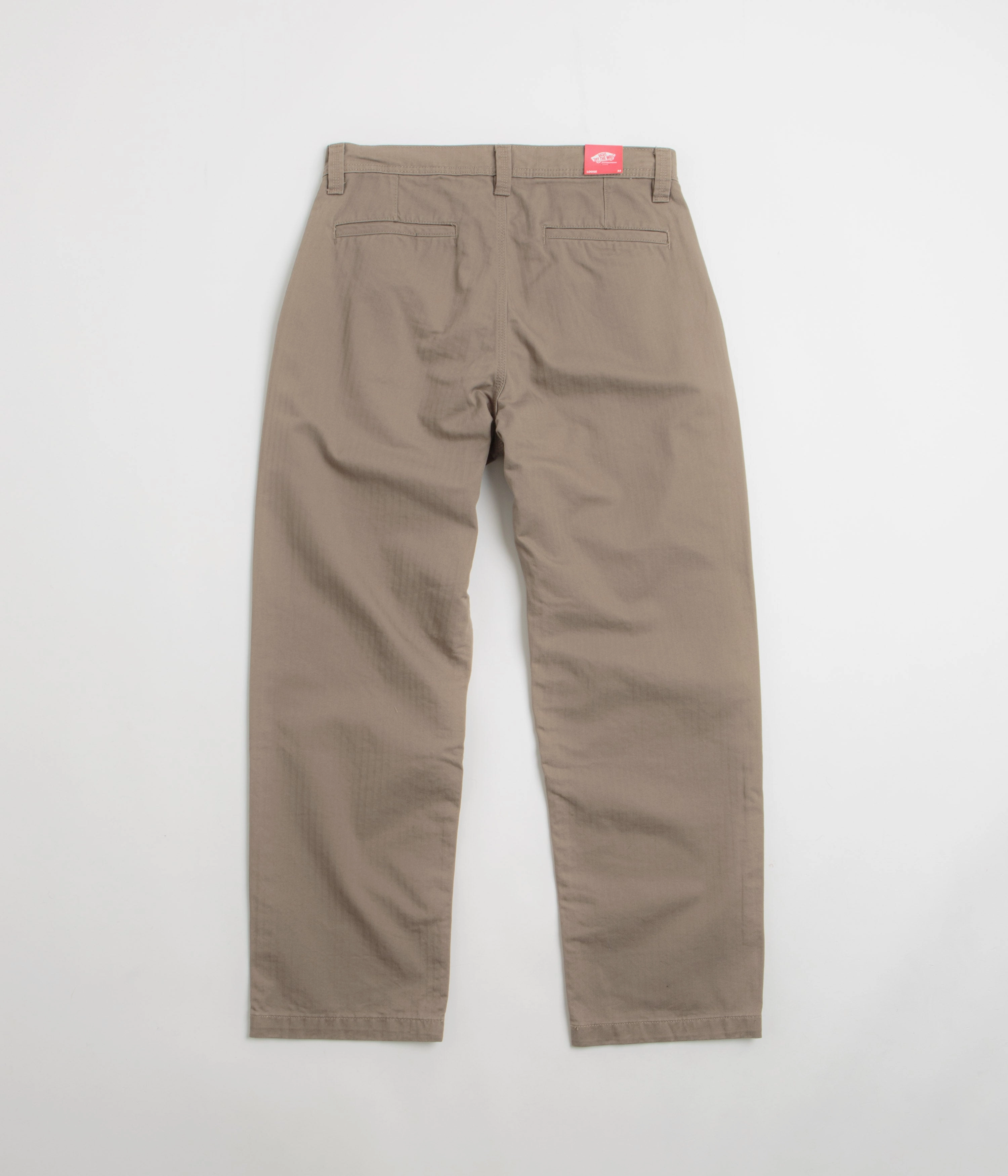 Vans Skate Loose Pleated Pants - Walnut Casual Vibes Machine washable