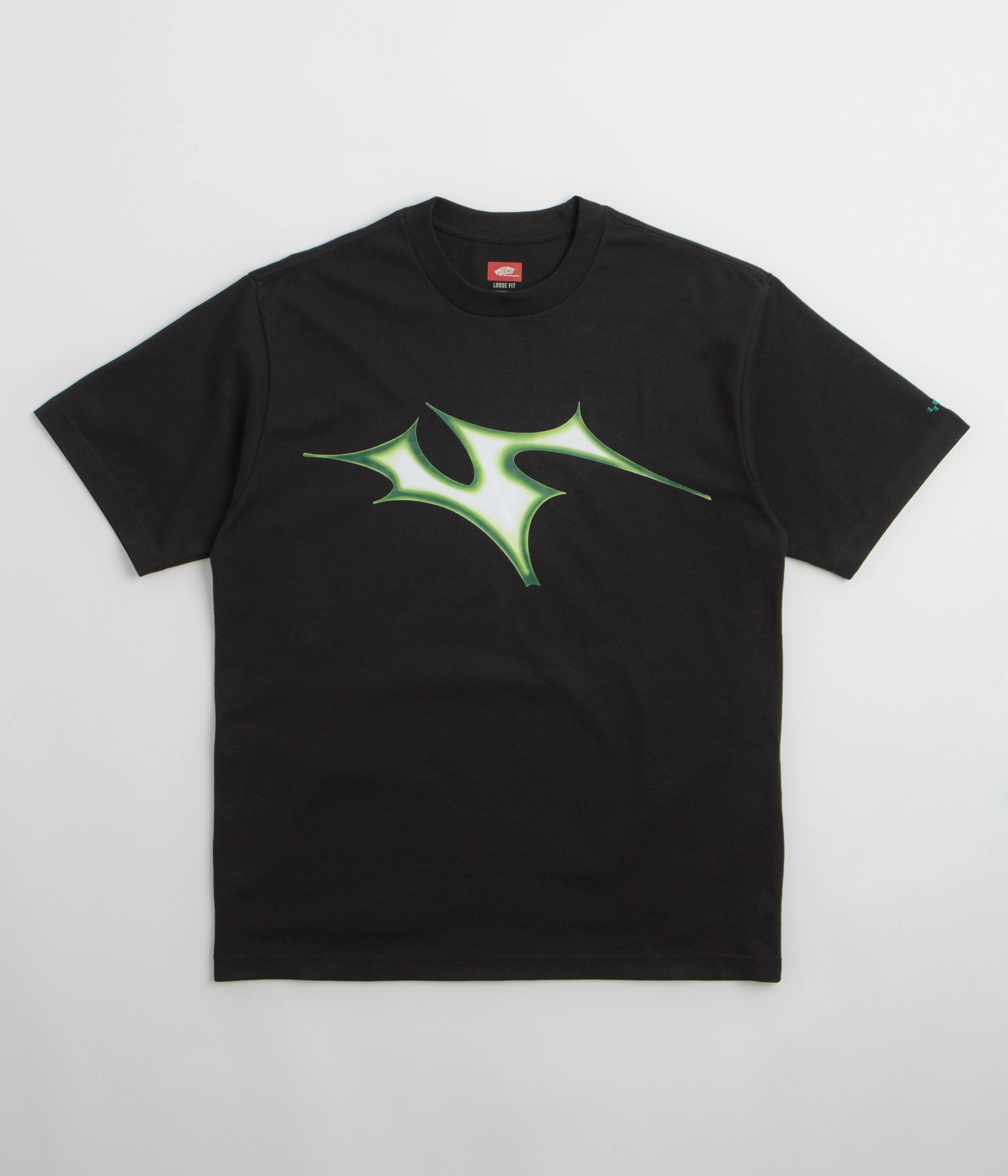 Vans Skate V Thorn T-Shirt - Black AntiBacterialTreatment Trendy Vibe