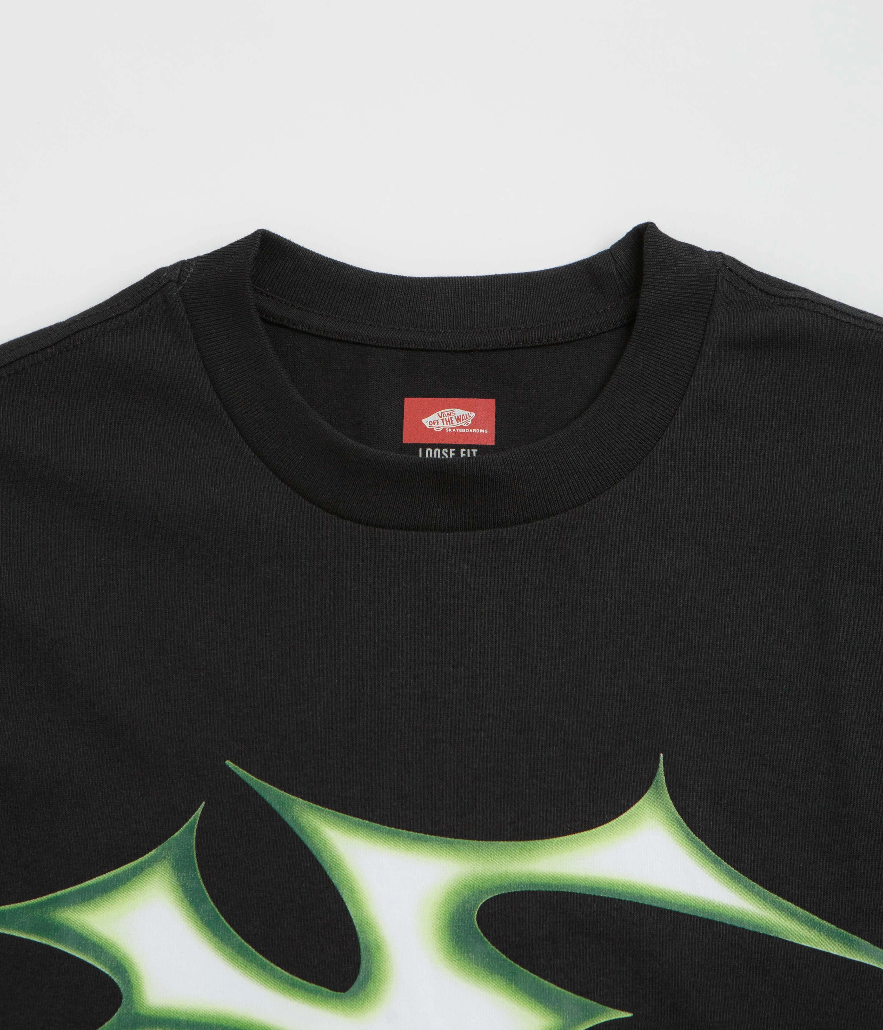 Vans Skate V Thorn T-Shirt - Black Textured Surface