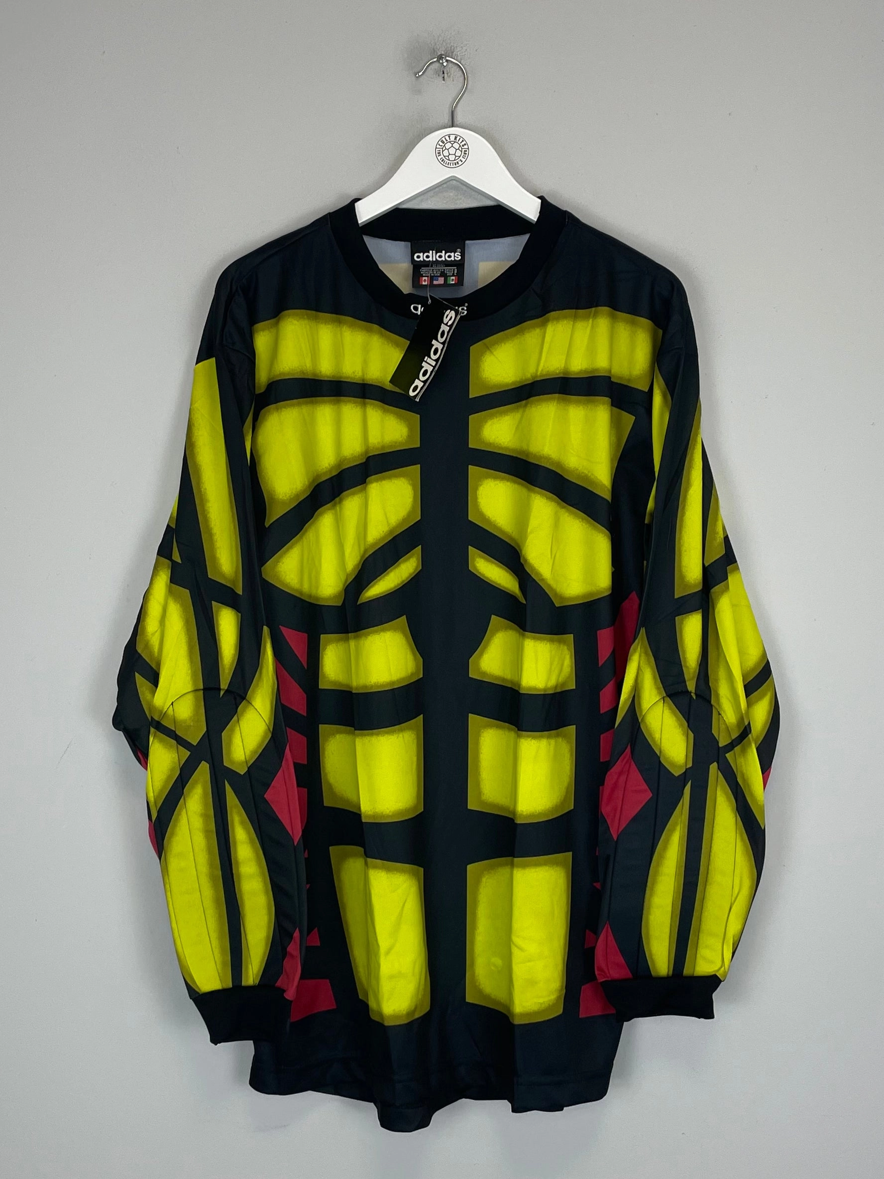 Ventilation Mesh Design Active Edge 1995 ADIDAS 'TERMINATOR' *BNWT* GK TEMPLATE SHIRT (L)