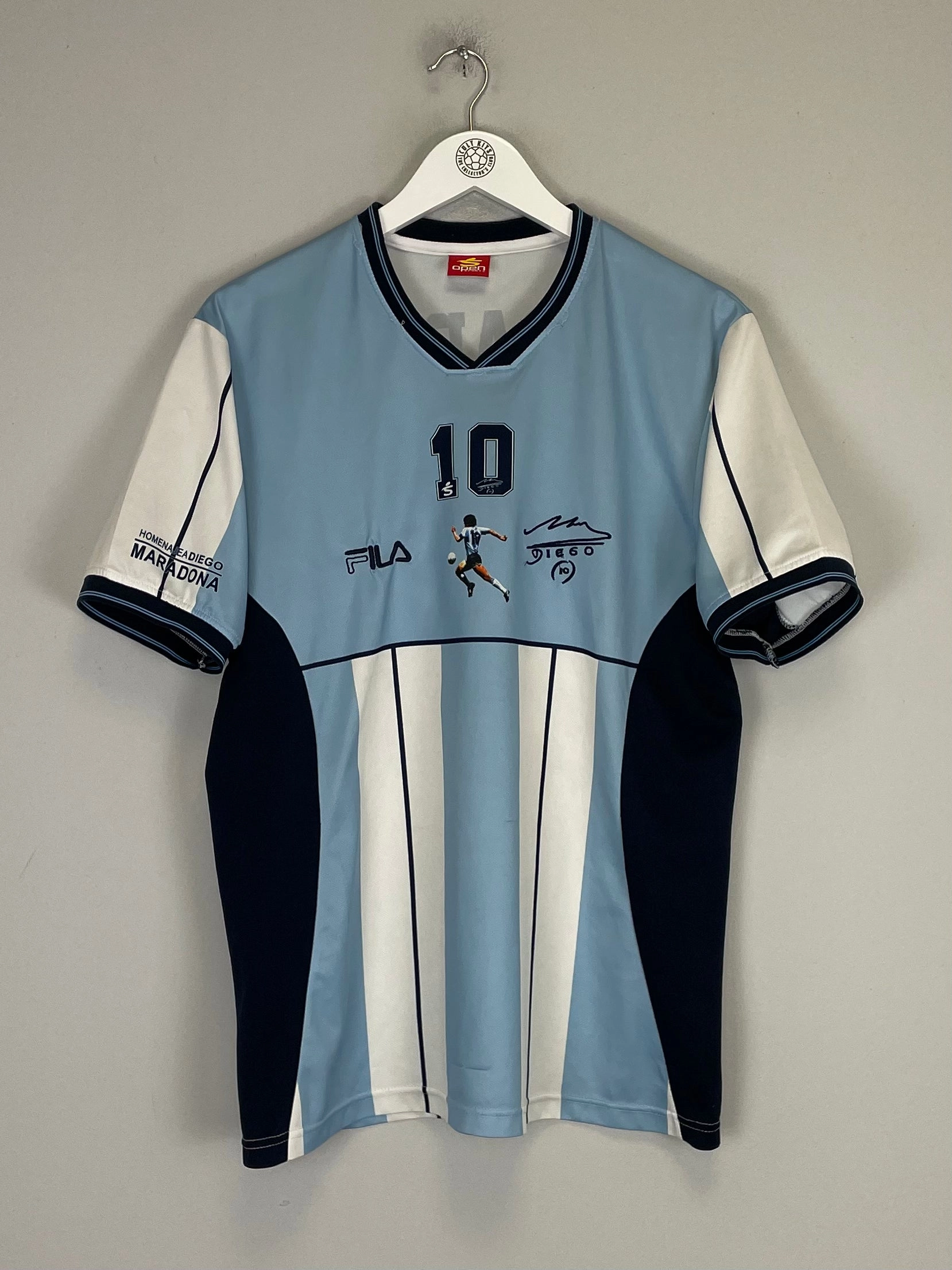 2001 ARGENTINA MARADONA TESTIMONIAL SHIRT (M) OPEN SPORTS Antimicrobial Treatment Dynamic Air