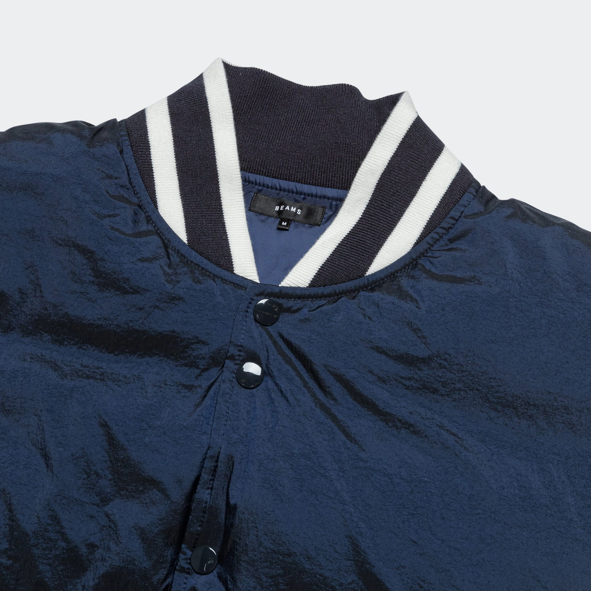 Varsity Down Jacket - Navy OdorResistant Treatment Concealed Zippers