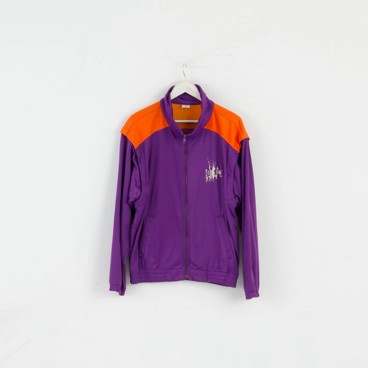 Outdoor Ready product home friendliness Belfe Men 50 40 M Sweatshirt Purple Vintage Zip Up Removable Sleeve Top