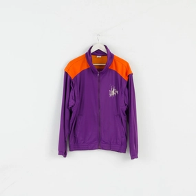 Outdoor Ready product home friendliness Belfe Men 50 40 M Sweatshirt Purple Vintage Zip Up Removable Sleeve Top