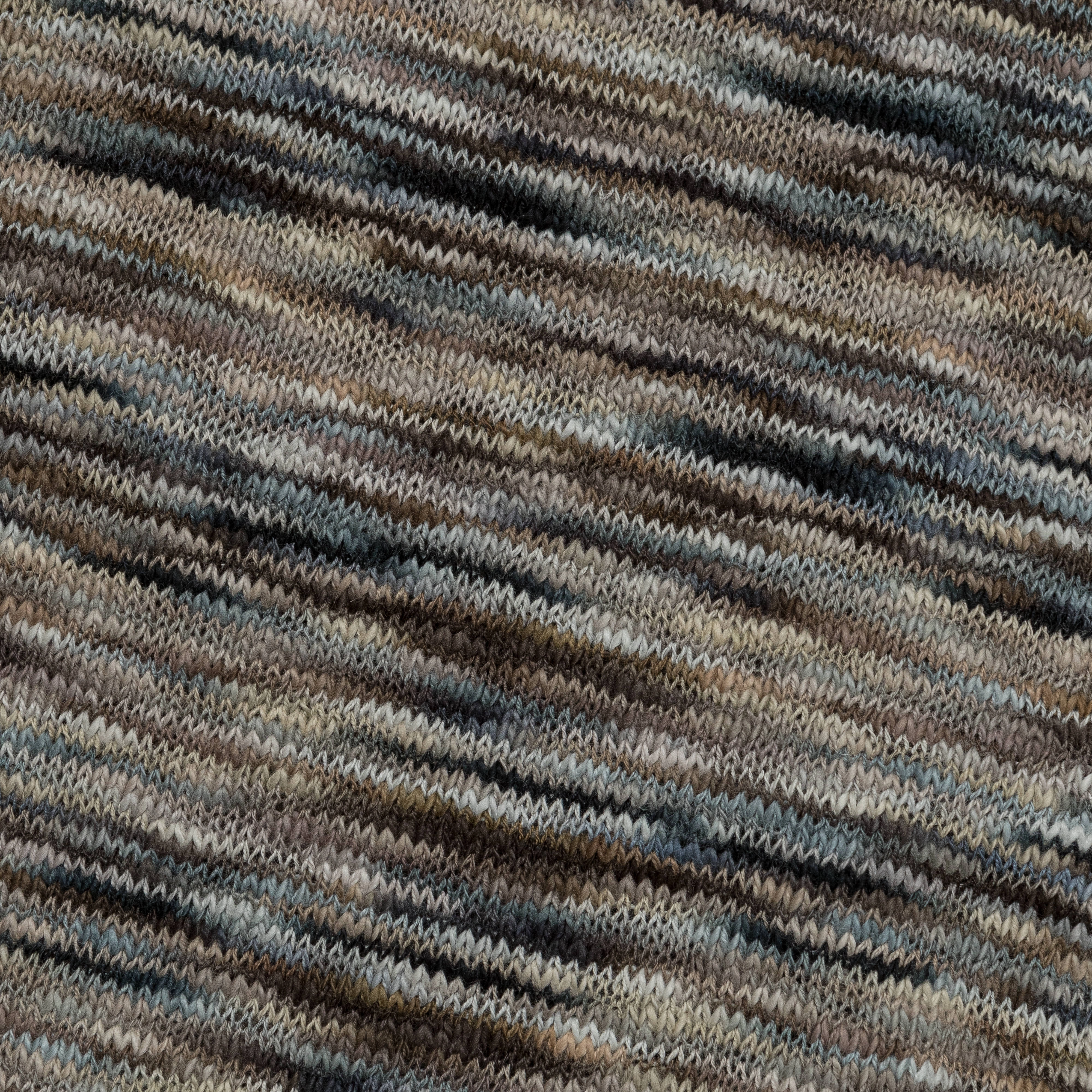 Layered Look Custom Fit Moonscape Spacedye LS Polo - Grey