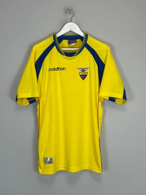 2002/03 ECUADOR HOME SHIRT (L) MARATHON Sport Performance Athletic Day