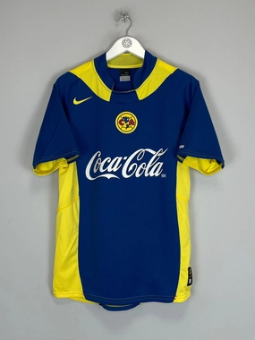 2004/05 CLUB AMERICA AWAY SHIRT (M) NIKE Quick Release Fastening