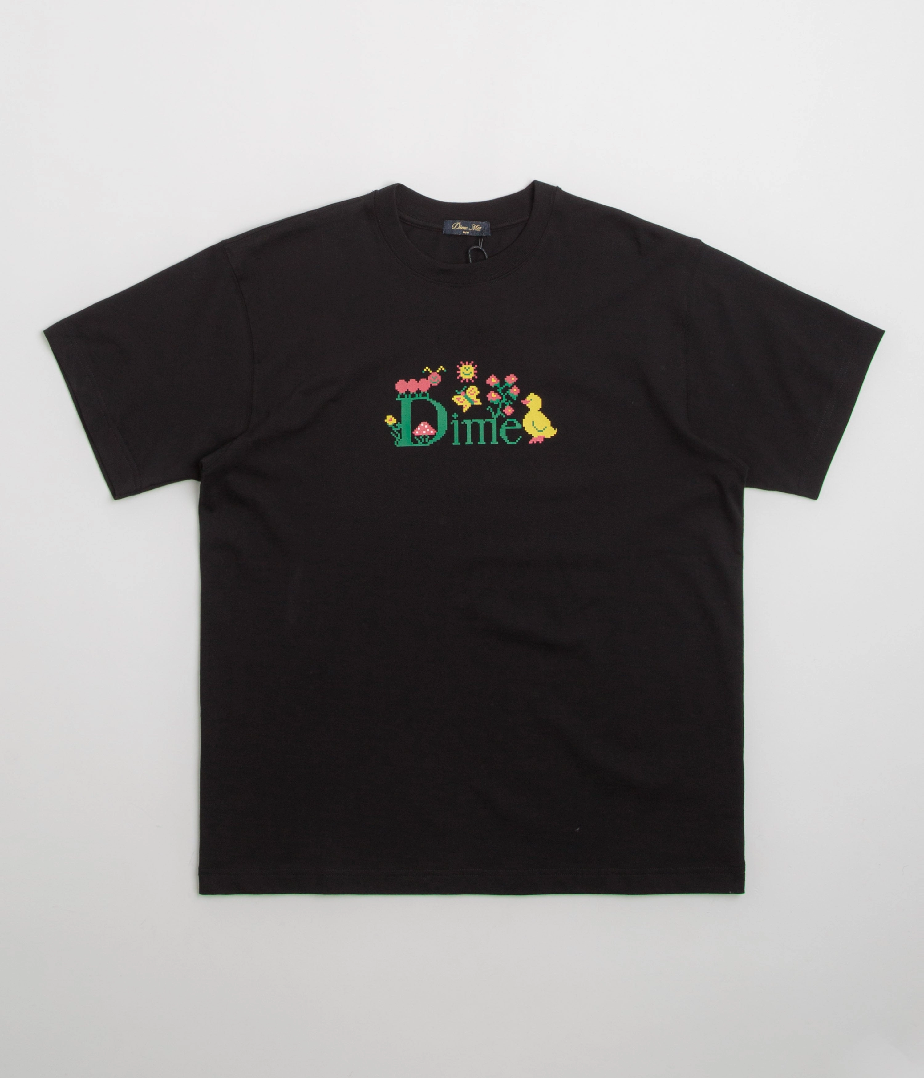 Cold Wash Optimized Dime Classic Cross Stitch T-Shirt - Black