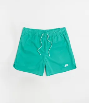 Nike Flow Shorts - Clear Jade / White Light Wear Stylish Outfit