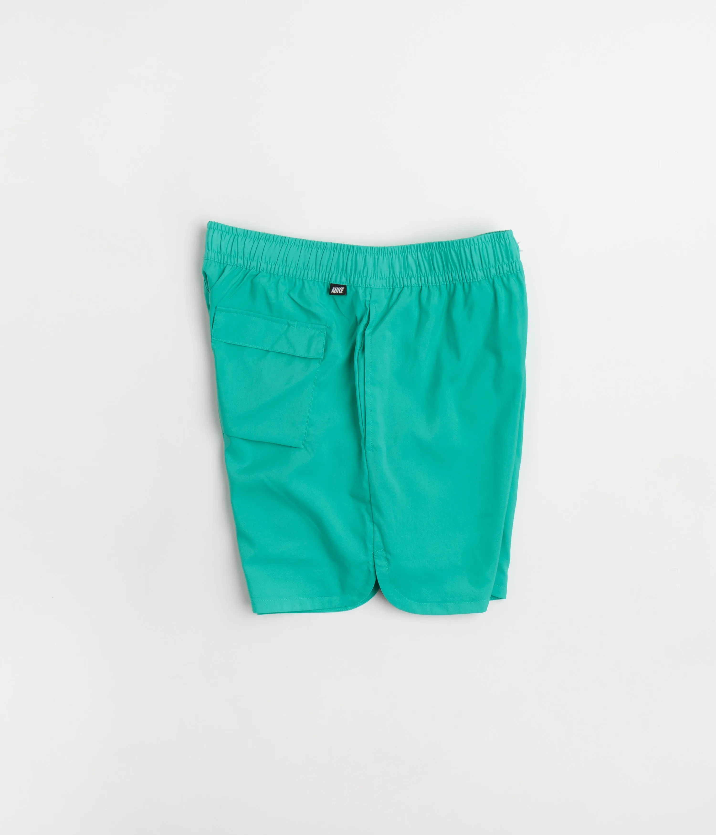 Flatlock Seam Technology Nike Flow Shorts - Clear Jade / White