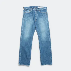 Mid Rise Structure 14oz Denim TH Straight - Midtone