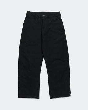 Stretchable Comfort Reverse Twill Barrel Pant - Black
